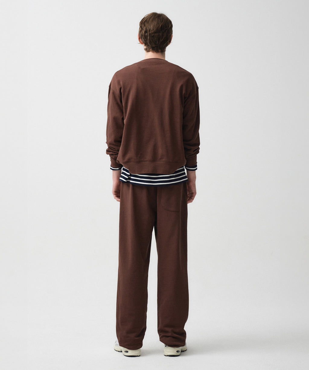 Marithe & Francois Girbaud - Lettering Logo Sweatpants (Brown) product image 3 | TRAB K-Fashion Australia