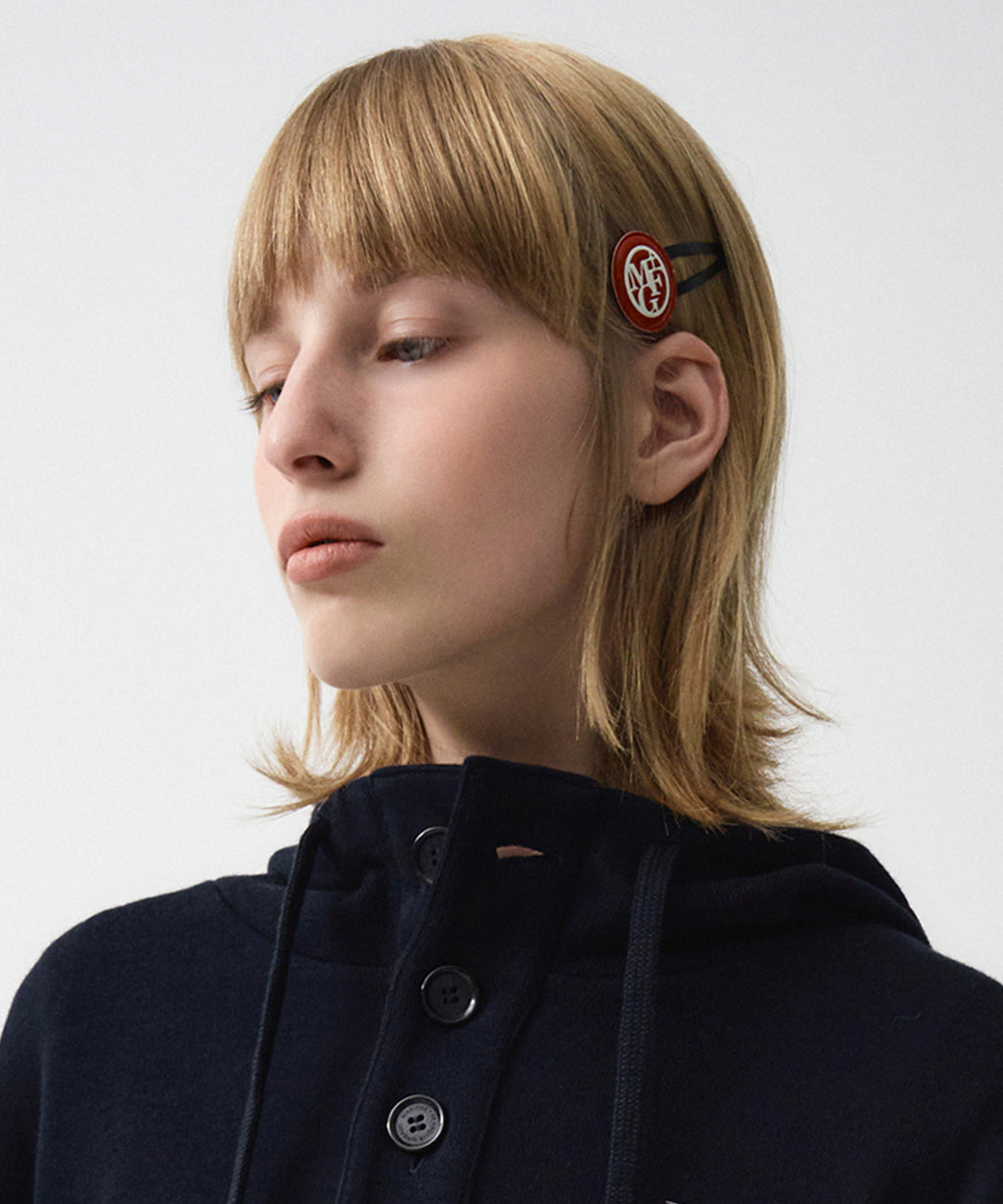 Marithe & Francois Girbaud - Circle Logo Hair Pin 2pack (Red) product image 4 | TRAB K-Fashion Australia