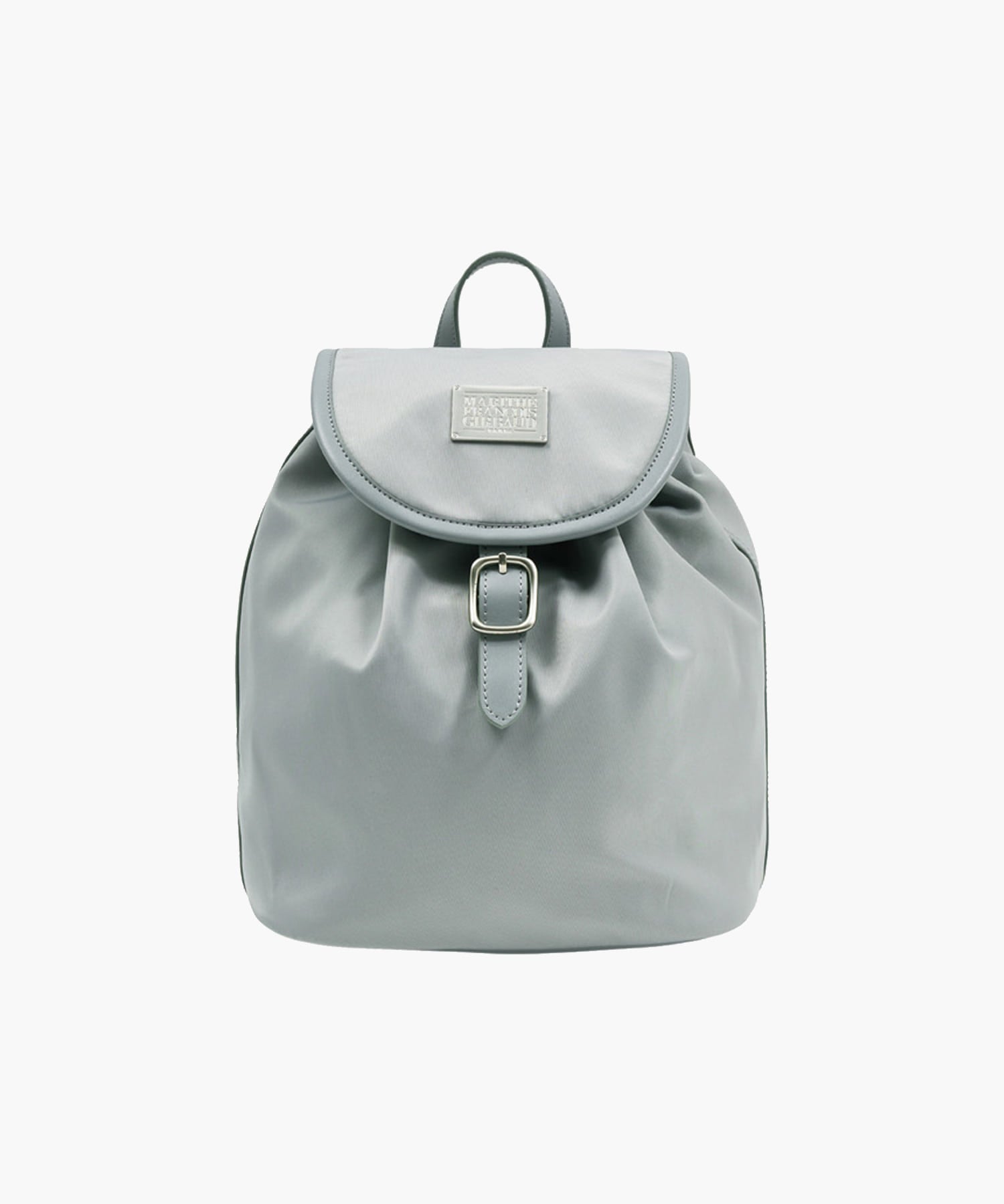 Marithe & Francois Girbaud - Classic Logo Buckle Backpack (Gray) product image 1 | TRAB K-Fashion Australia