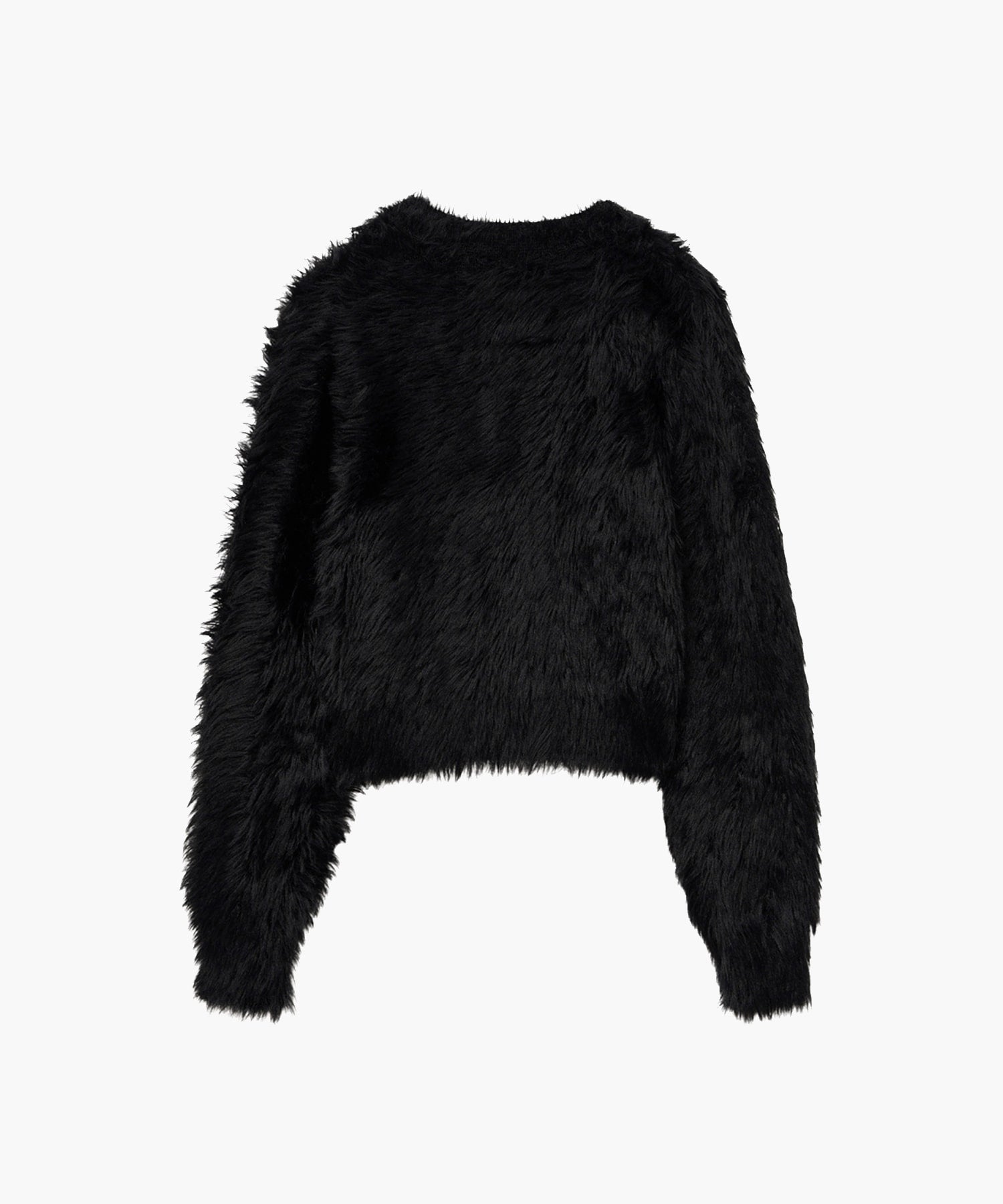Marithe & Francois Girbaud - V-neck Crop Cardigan (Black) product image 6 | TRAB K-Fashion Australia