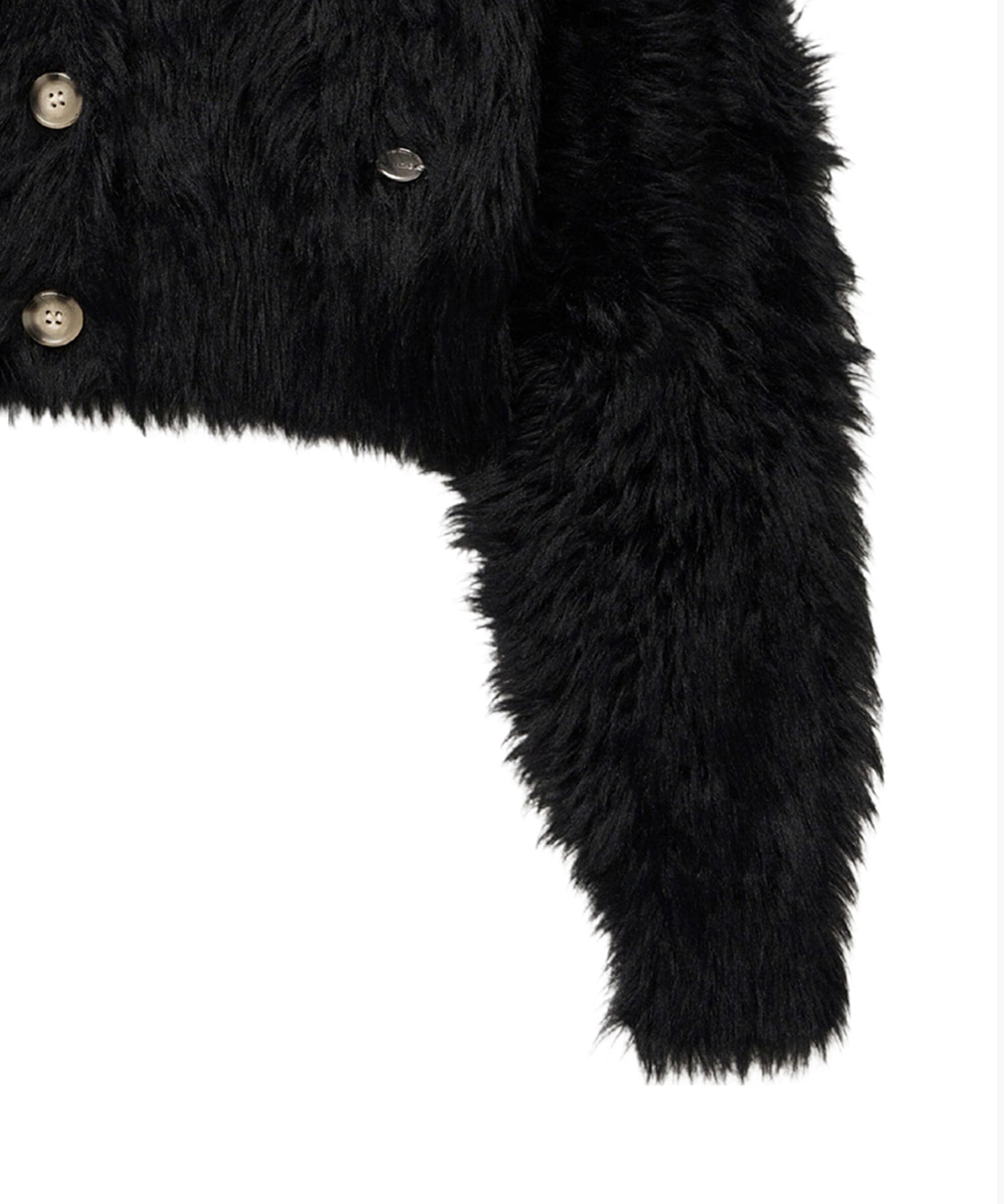 Marithe & Francois Girbaud - V-neck Crop Cardigan (Black) product image 8 | TRAB K-Fashion Australia