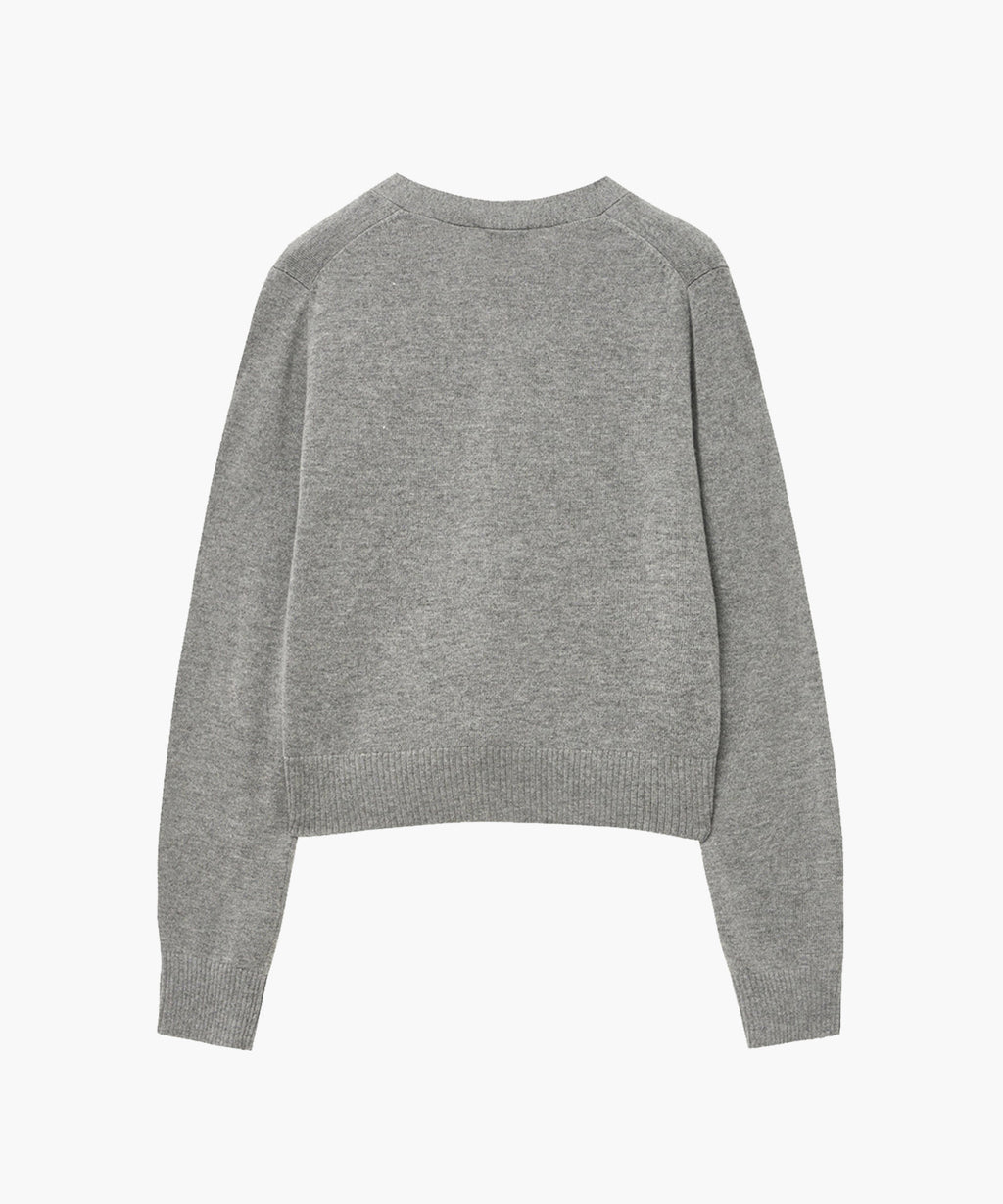 Marithe & Francois Girbaud - Half Sleeve Knit Cardigan Set-up (Gray) product image 13 | TRAB K-Fashion Australia