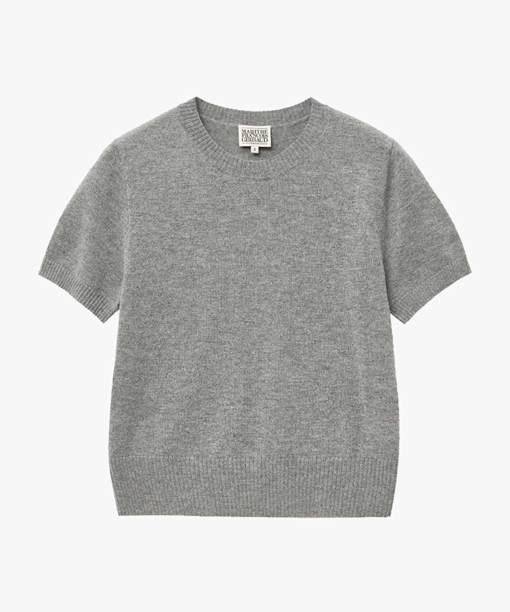 Marithe & Francois Girbaud - Half Sleeve Knit Cardigan Set-up (Gray) product image 14 | TRAB K-Fashion Australia