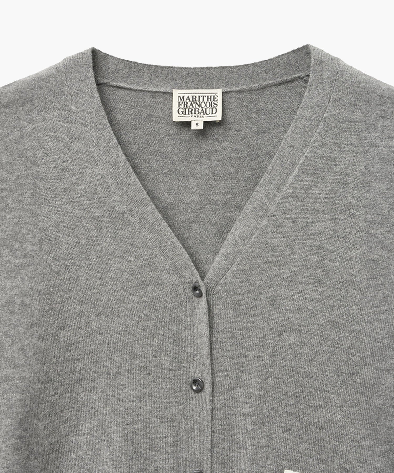 Marithe & Francois Girbaud - Half Sleeve Knit Cardigan Set-up (Gray) product image 16 | TRAB K-Fashion Australia