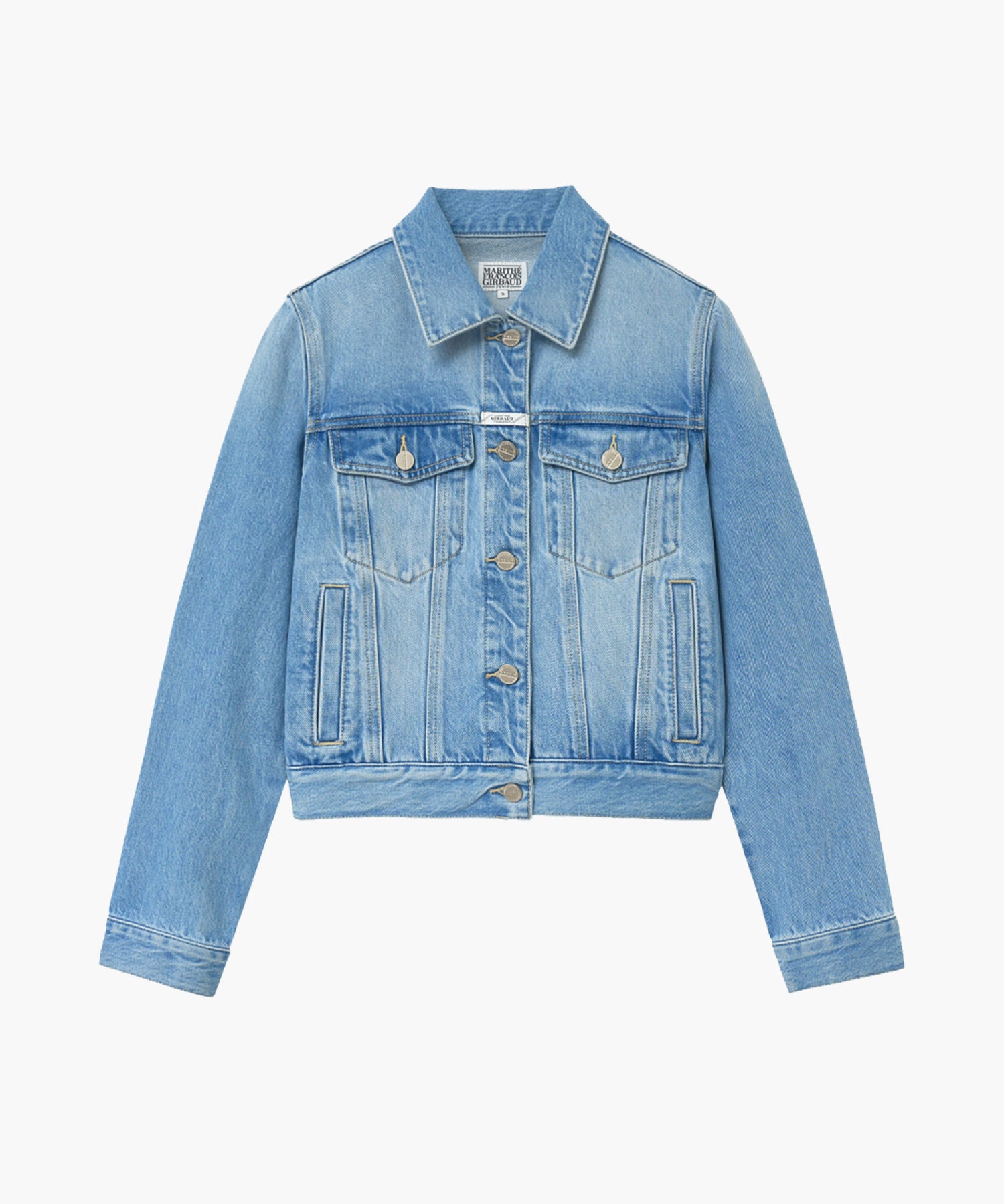 Marithe & Francois Girbaud - Denim Trucker Jacket (Light Blue) product image 1 | TRAB K-Fashion Australia