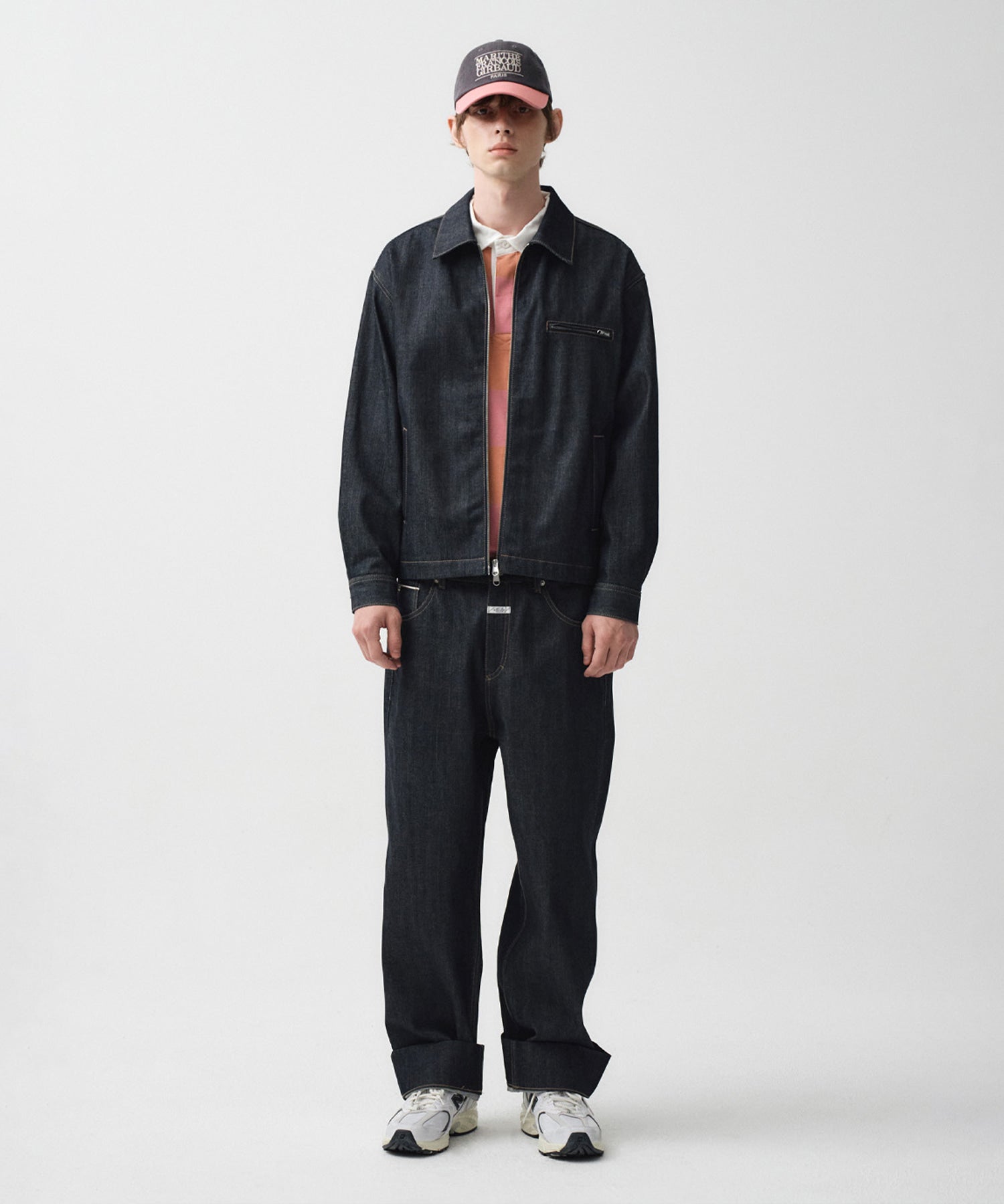 Marithe & Francois Girbaud - Bossa Selvage Denim Jacket (Dark Blue) product image 3 | TRAB K-Fashion Australia