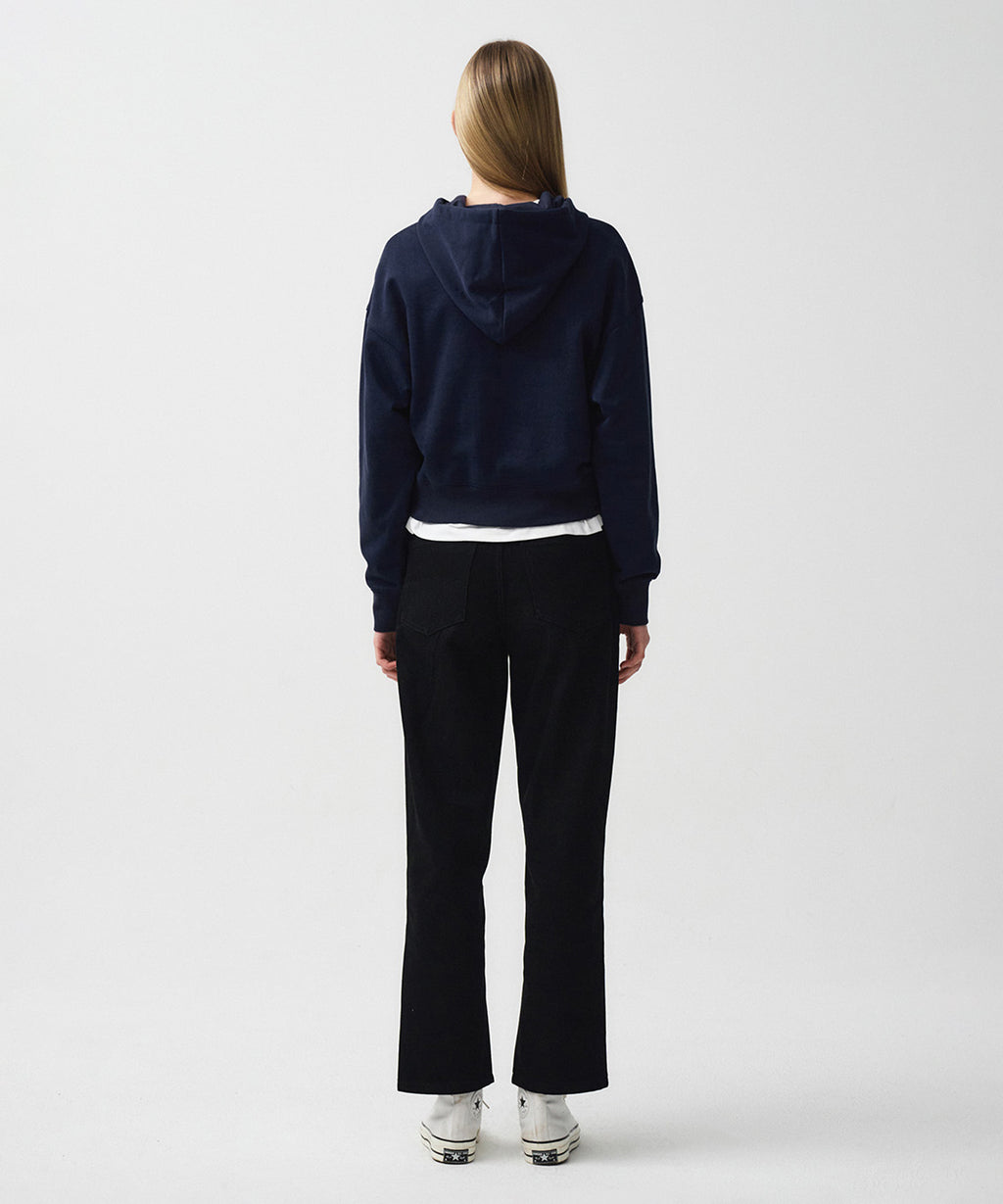 Marithe & Francois Girbaud - Straight Crop Denim Pants (Black) product image 3 | TRAB K-Fashion Australia