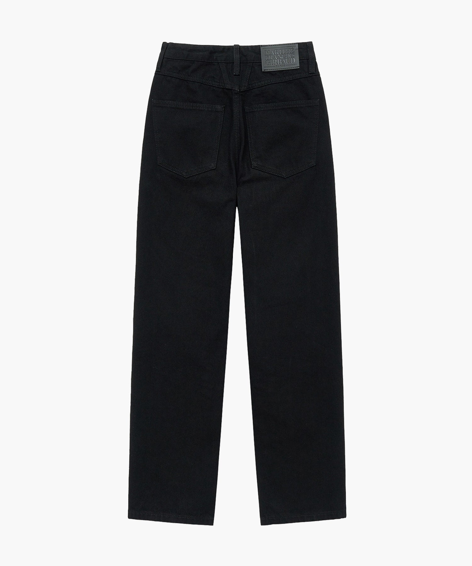 Marithe & Francois Girbaud - Straight Crop Denim Pants (Black) product image 6 | TRAB K-Fashion Australia