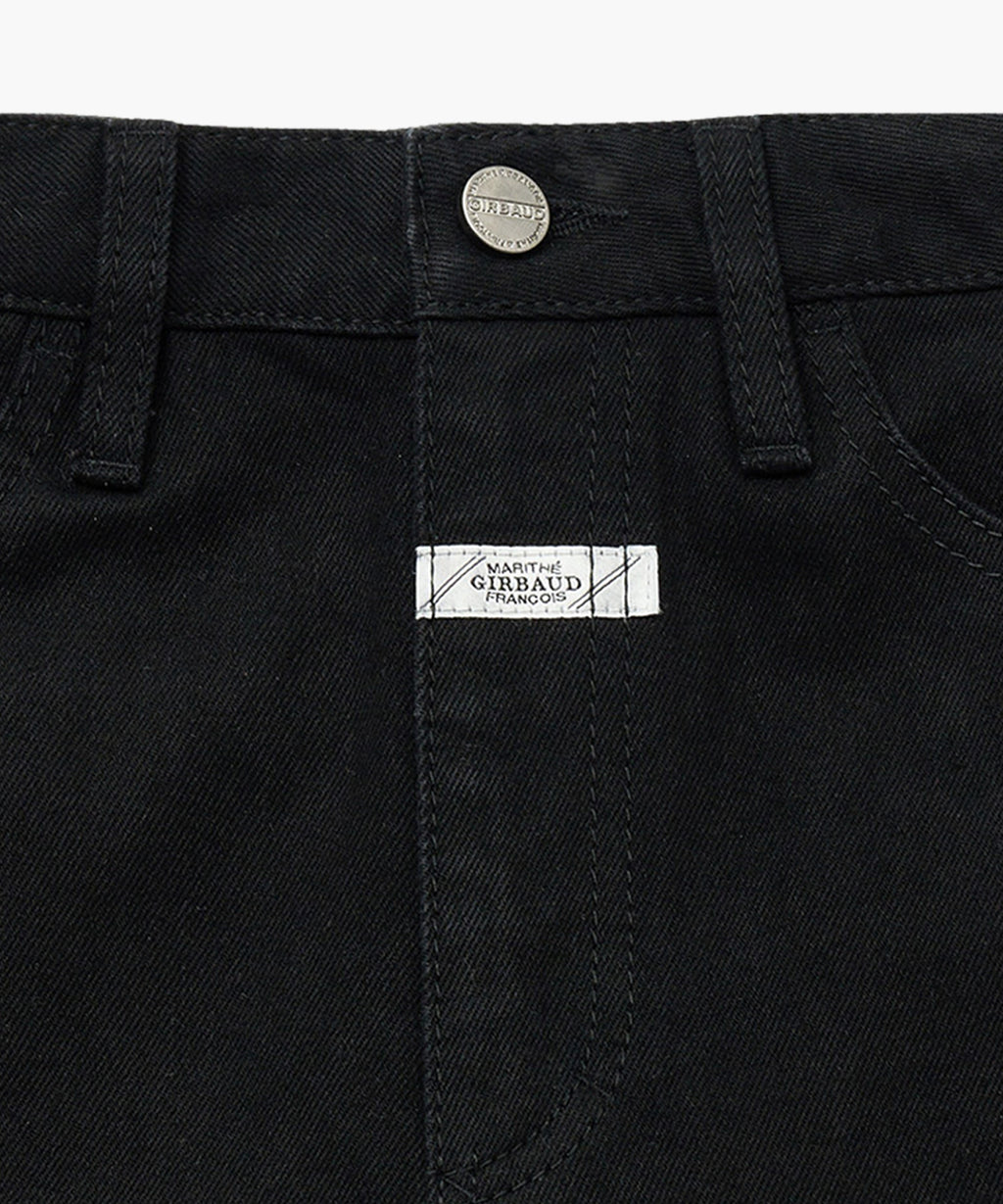 Marithe & Francois Girbaud - Straight Crop Denim Pants (Black) product image 7 | TRAB K-Fashion Australia