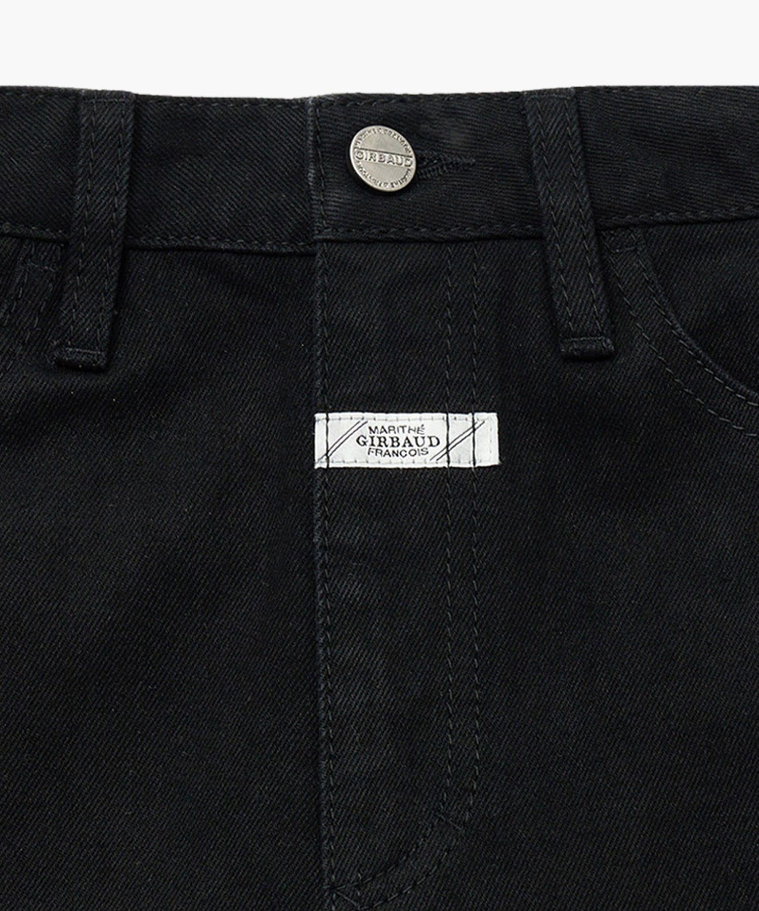 Marithe & Francois Girbaud - Straight Crop Denim Pants (Black) product image 7 | TRAB K-Fashion Australia