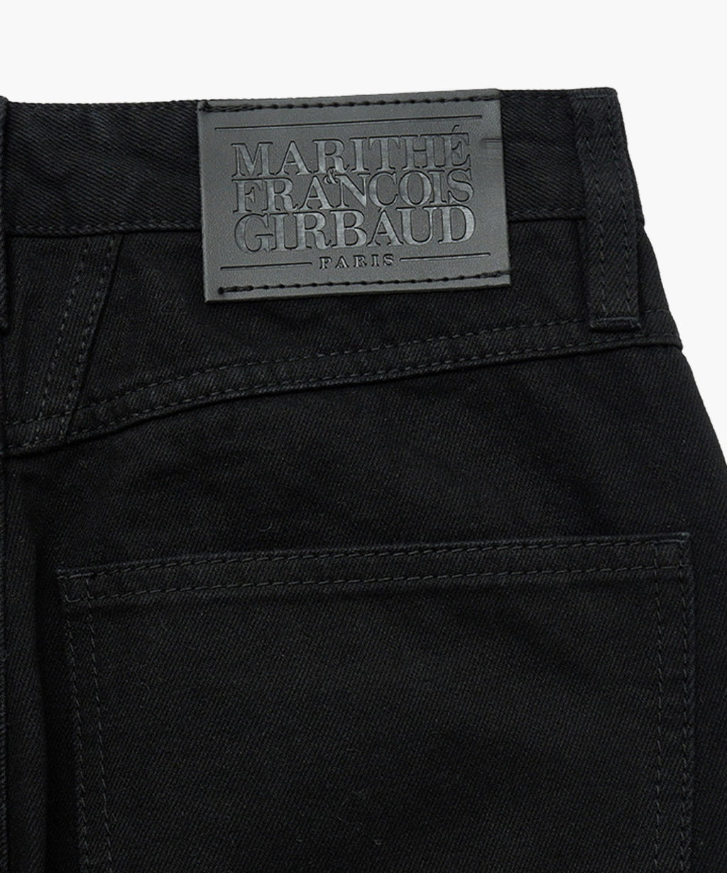 Marithe & Francois Girbaud - Straight Crop Denim Pants (Black) product image 8 | TRAB K-Fashion Australia