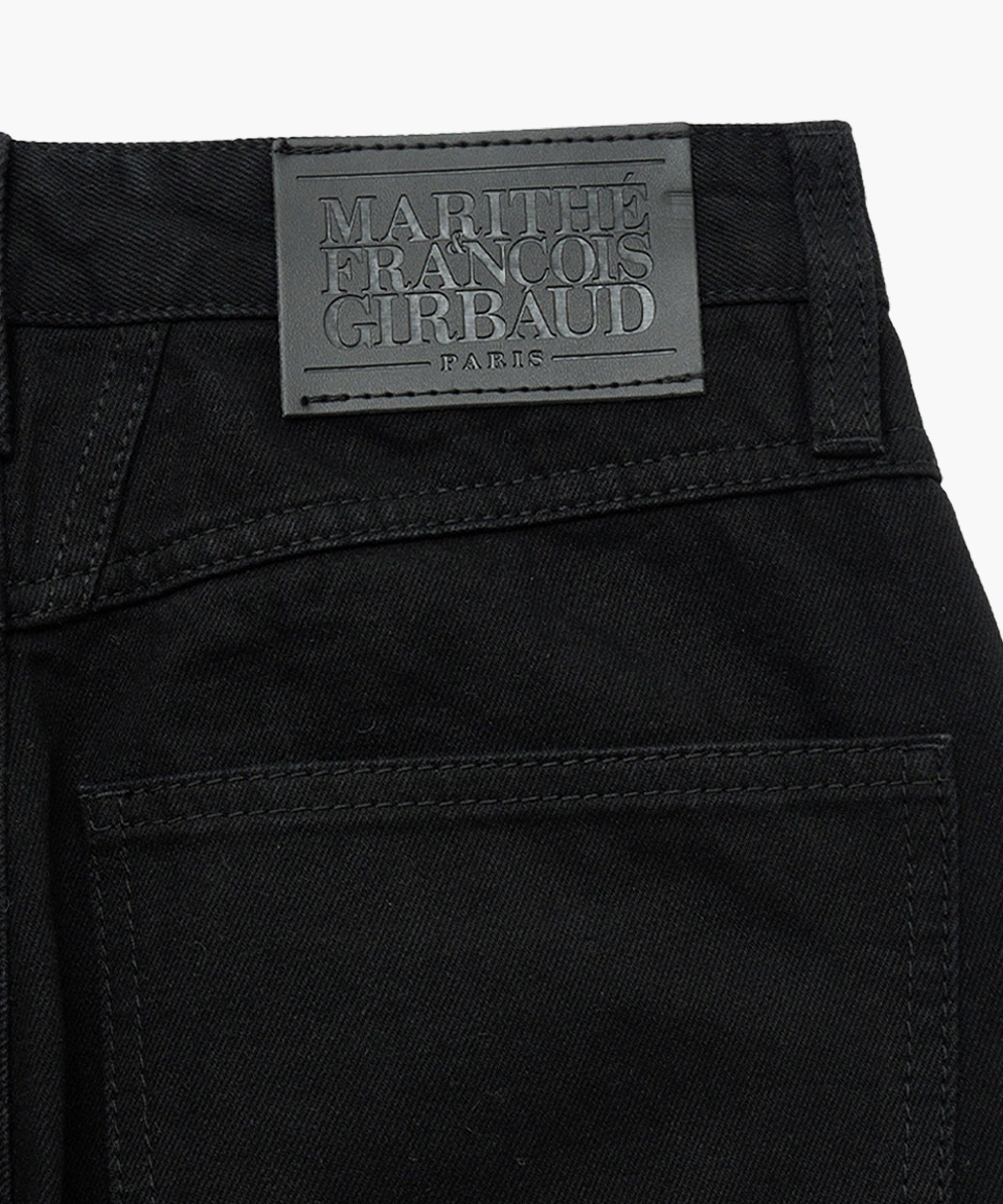 Marithe & Francois Girbaud - Straight Crop Denim Pants (Black) product image 8 | TRAB K-Fashion Australia