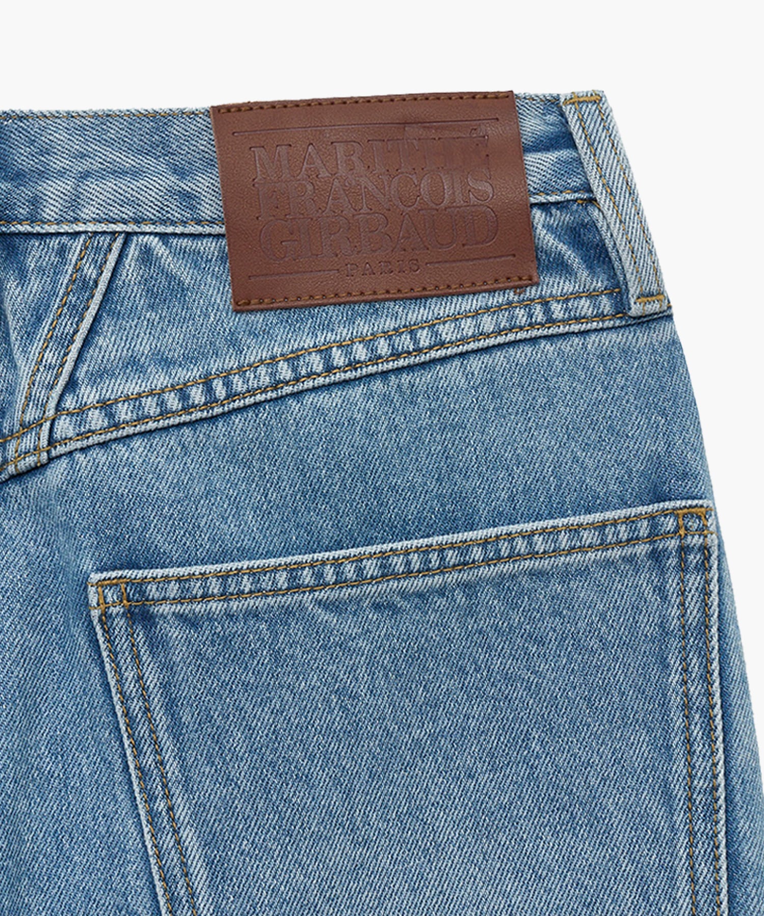 Marithe & Francois Girbaud - Straight Crop Denim Pants (Blue) product image 9 | TRAB K-Fashion Australia