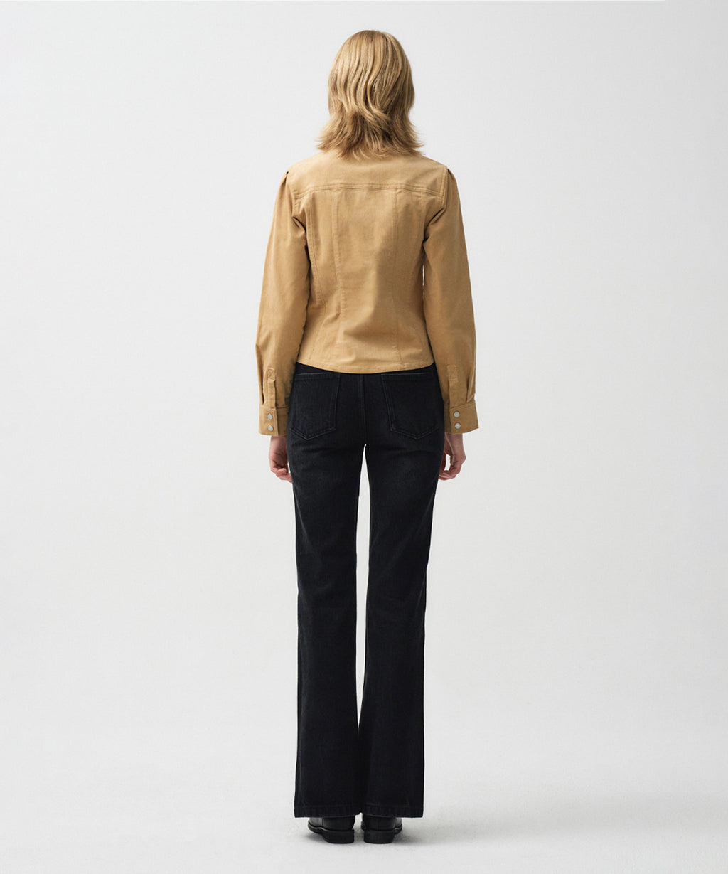 Marithe & Francois Girbaud - Flare Denim Pants (Black) product image 3 | TRAB K-Fashion Australia