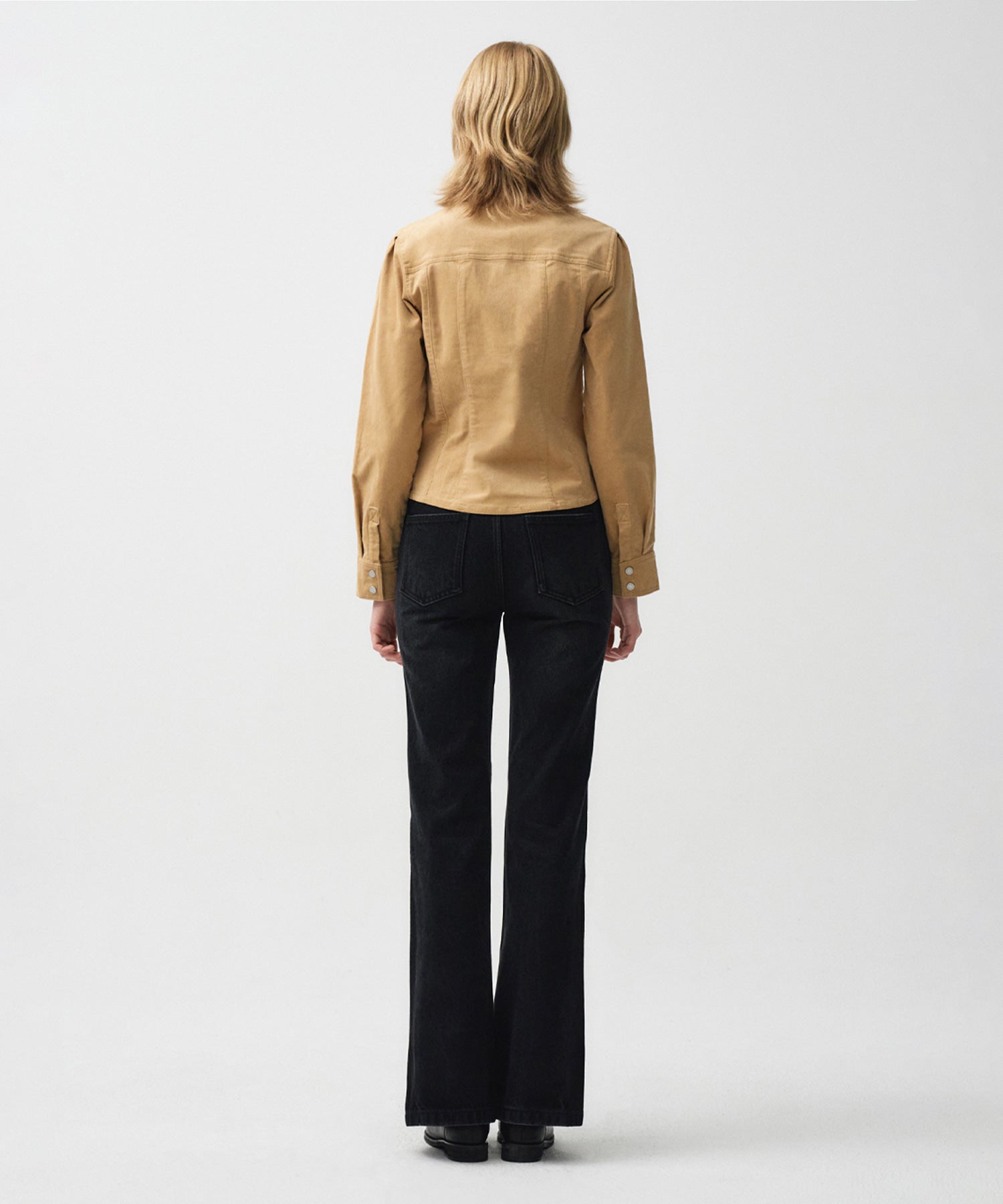Marithe & Francois Girbaud - Flare Denim Pants (Black) product image 3 | TRAB K-Fashion Australia