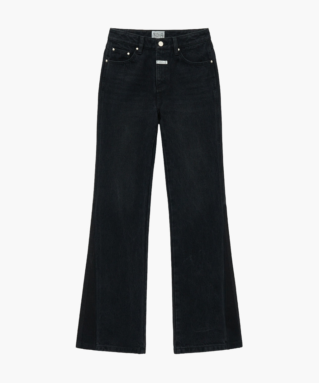 Marithe & Francois Girbaud - Flare Denim Pants (Black) product image 5 | TRAB K-Fashion Australia