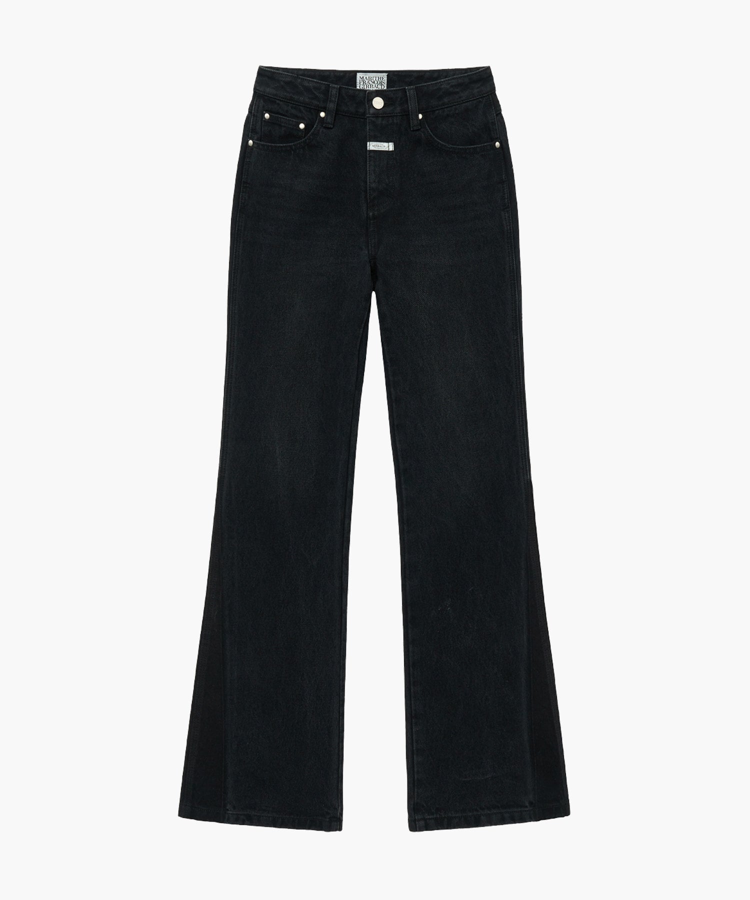 Marithe & Francois Girbaud - Flare Denim Pants (Black) product image 5 | TRAB K-Fashion Australia