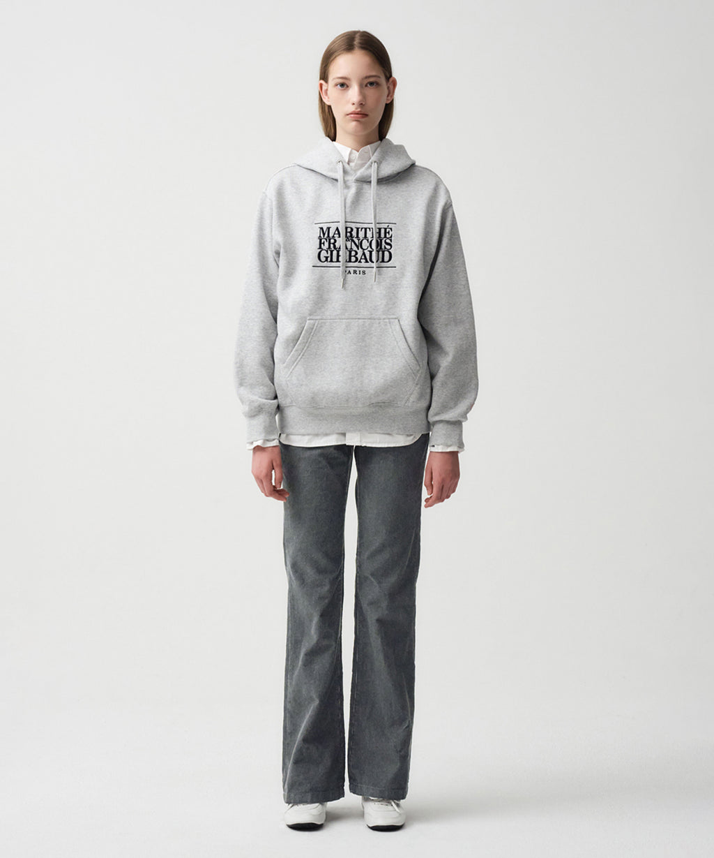 Marithe & Francois Girbaud - Corduroy Boots Cut Pants (Charcoal) product image 3 | TRAB K-Fashion Australia