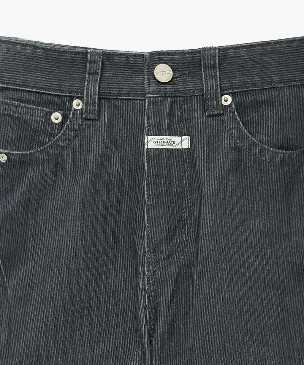 Marithe & Francois Girbaud - Corduroy Boots Cut Pants (Charcoal) product image 9 | TRAB K-Fashion Australia