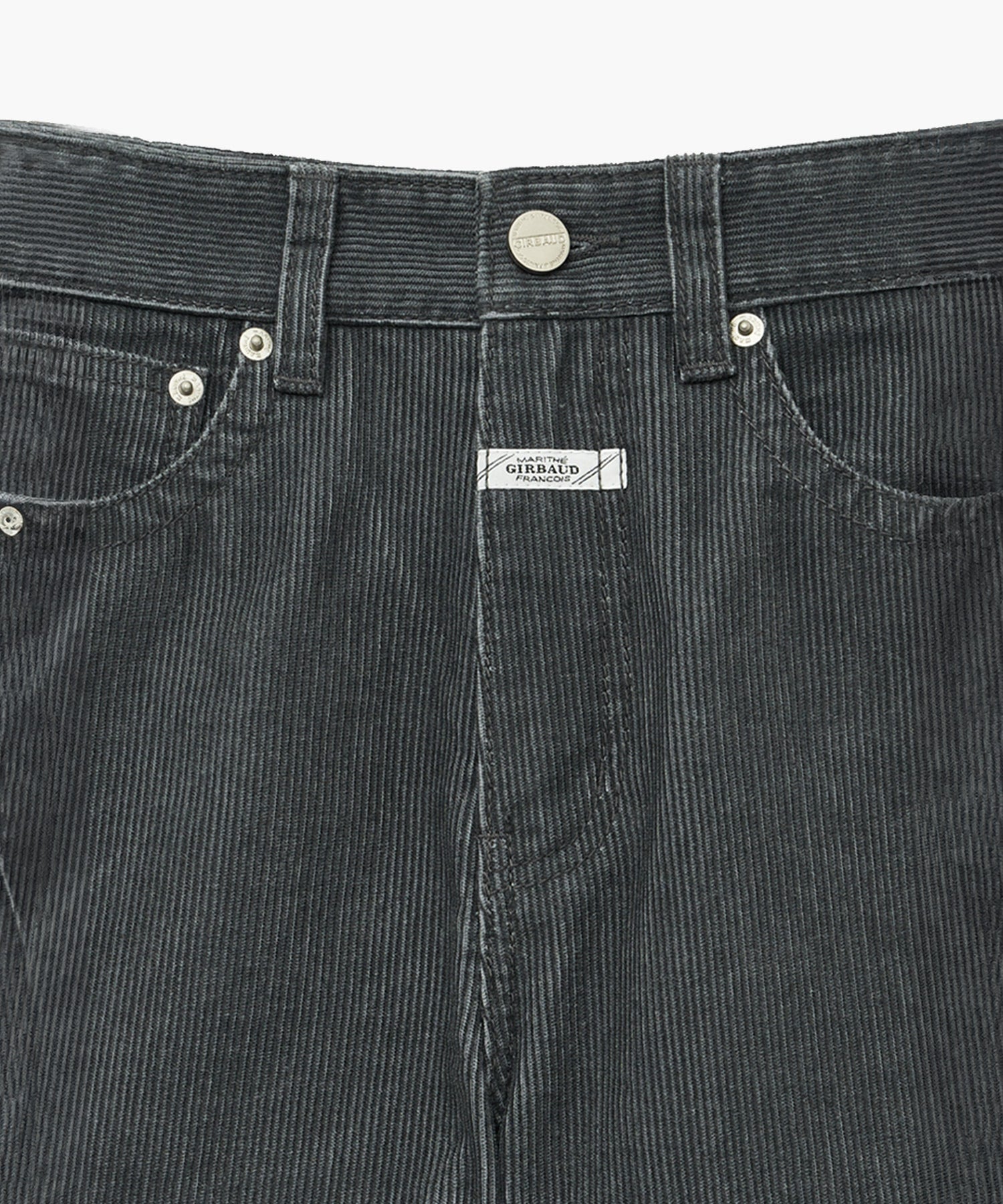 Marithe & Francois Girbaud - Corduroy Boots Cut Pants (Charcoal) product image 9 | TRAB K-Fashion Australia