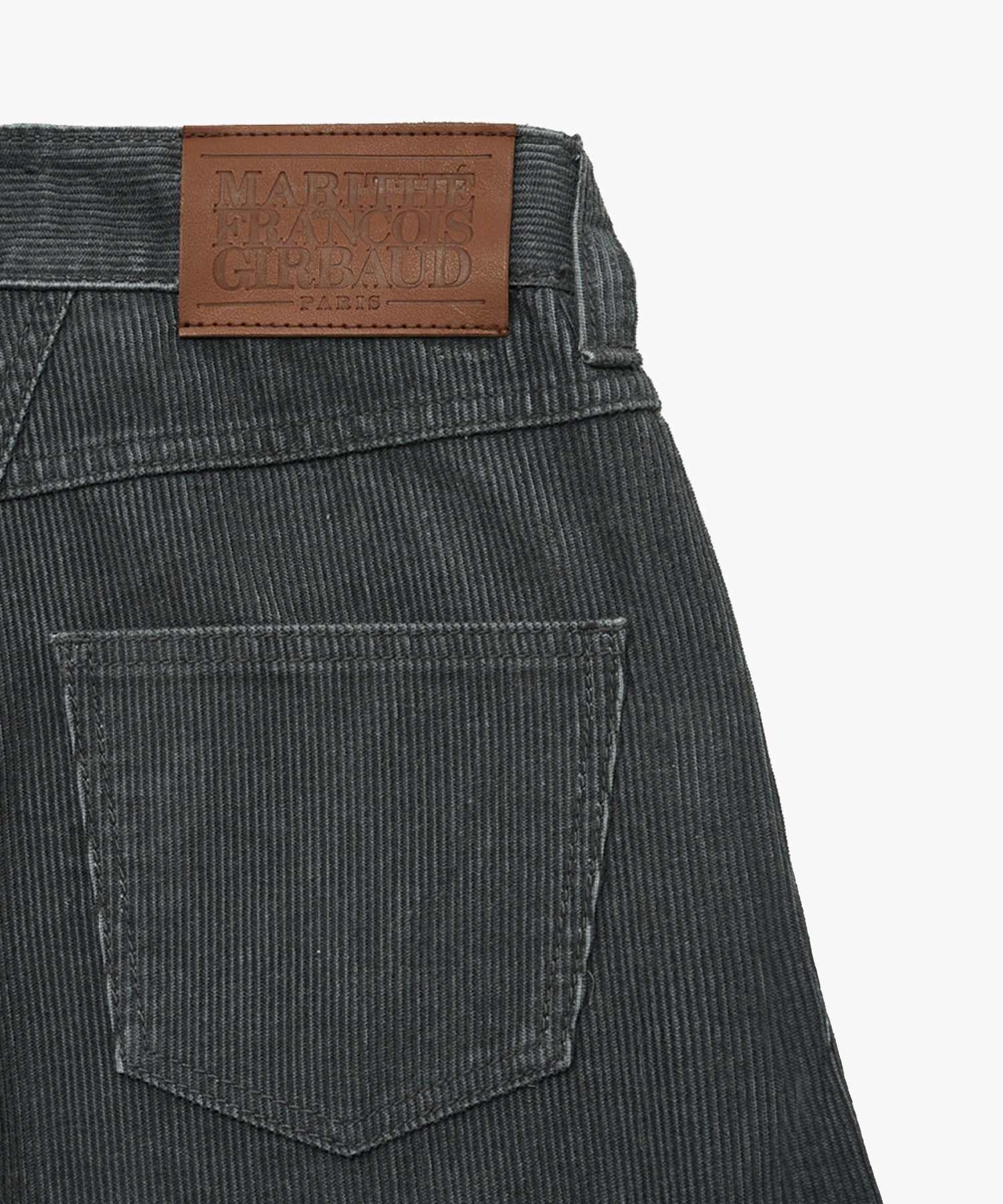 Marithe & Francois Girbaud - Corduroy Boots Cut Pants (Charcoal) product image 10 | TRAB K-Fashion Australia