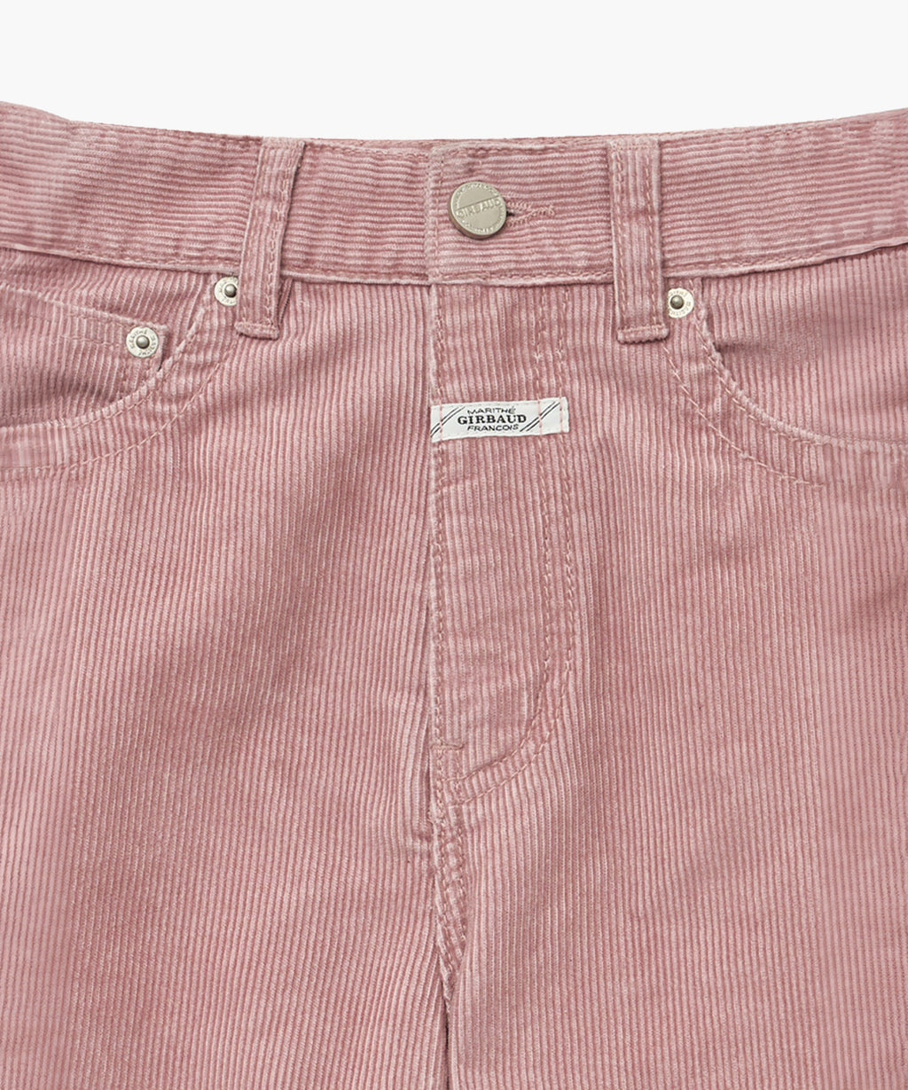 Marithe & Francois Girbaud - Corduroy Boots Cut Pants (Dark Pink) product image 8 | TRAB K-Fashion Australia