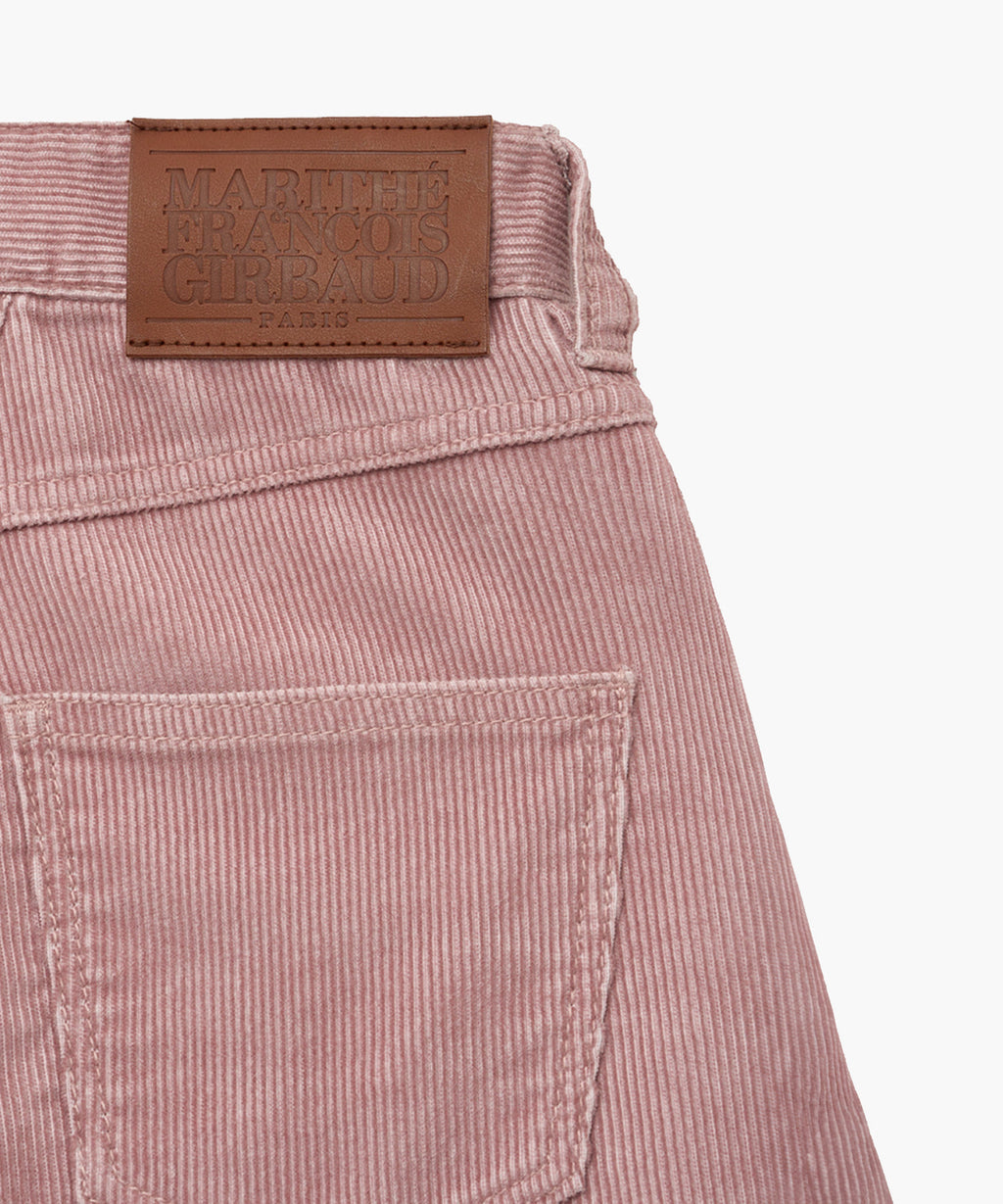 Marithe & Francois Girbaud - Corduroy Boots Cut Pants (Dark Pink) product image 9 | TRAB K-Fashion Australia
