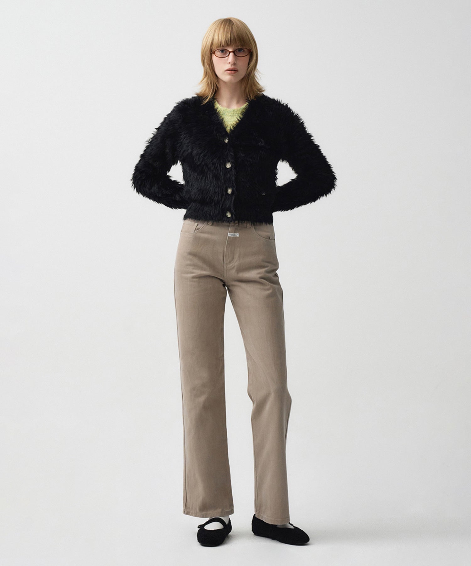 Marithe & Francois Girbaud - Couleur Denim Pants (Beige) product image 3 | TRAB K-Fashion Australia