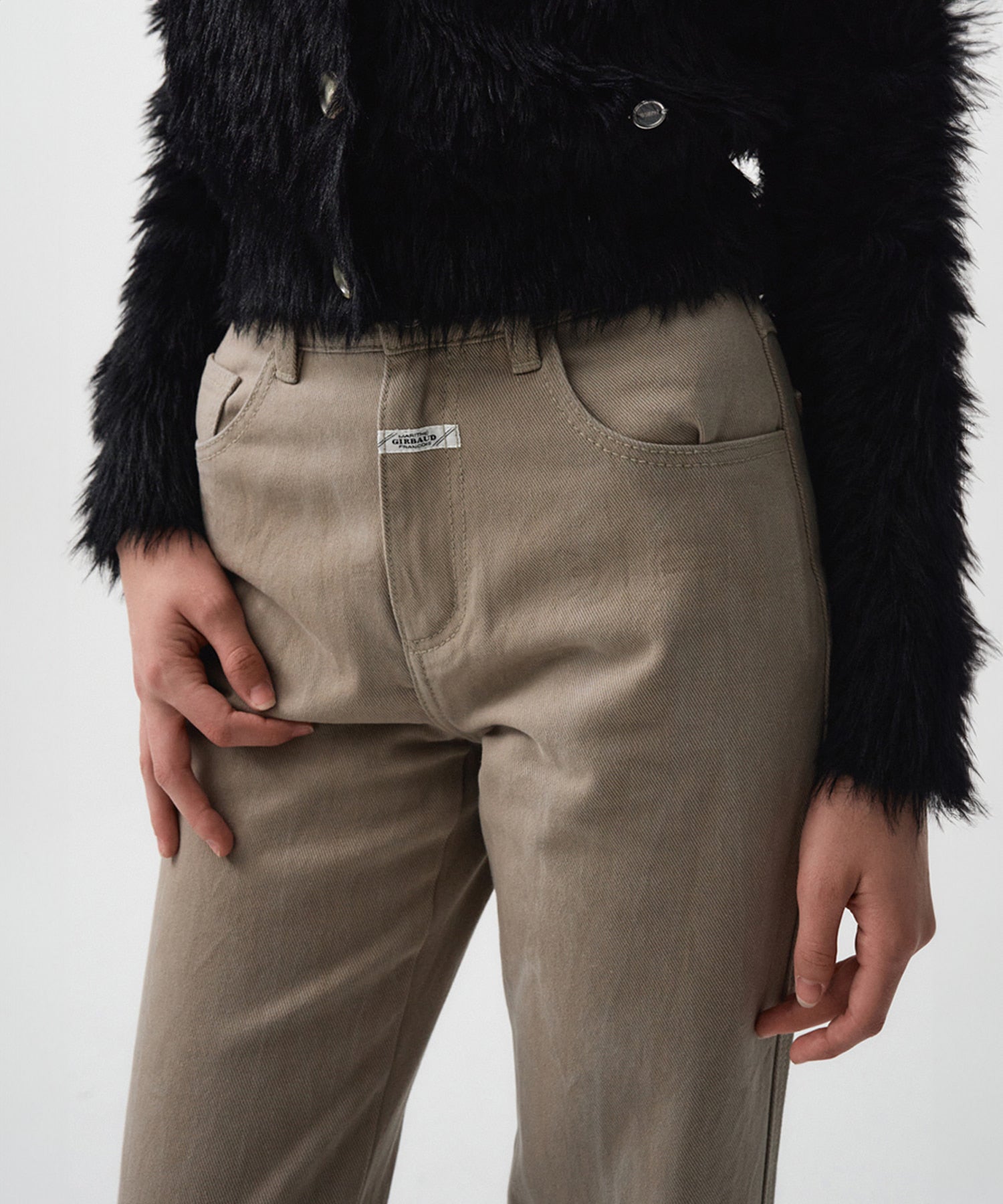 Marithe & Francois Girbaud - Couleur Denim Pants (Beige) product image 7 | TRAB K-Fashion Australia