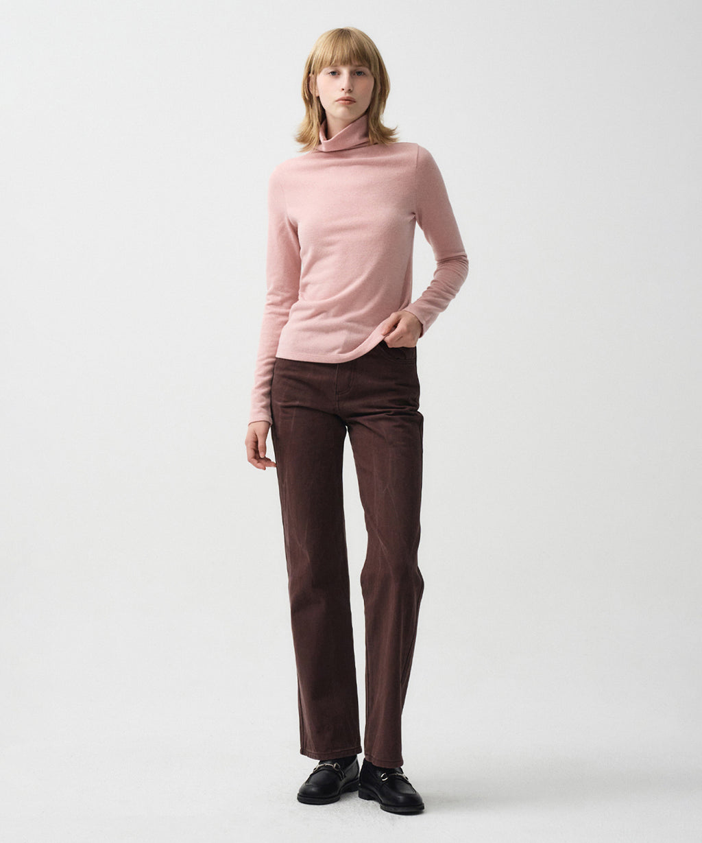 Marithe & Francois Girbaud - Couleur Denim Pants (Burgundy) product image 2 | TRAB K-Fashion Australia