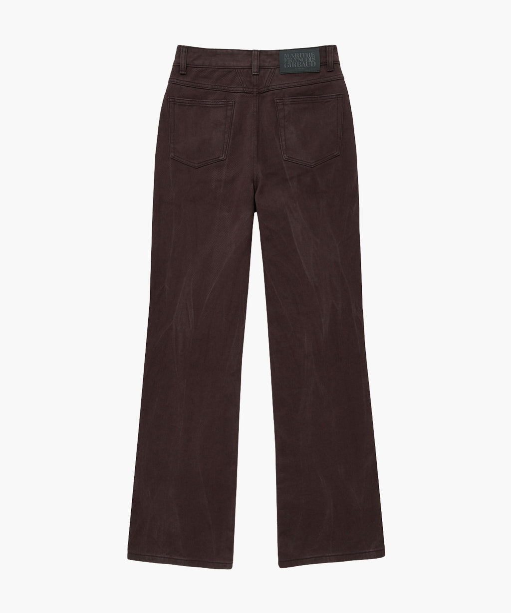 Marithe & Francois Girbaud - Couleur Denim Pants (Burgundy) product image 7 | TRAB K-Fashion Australia
