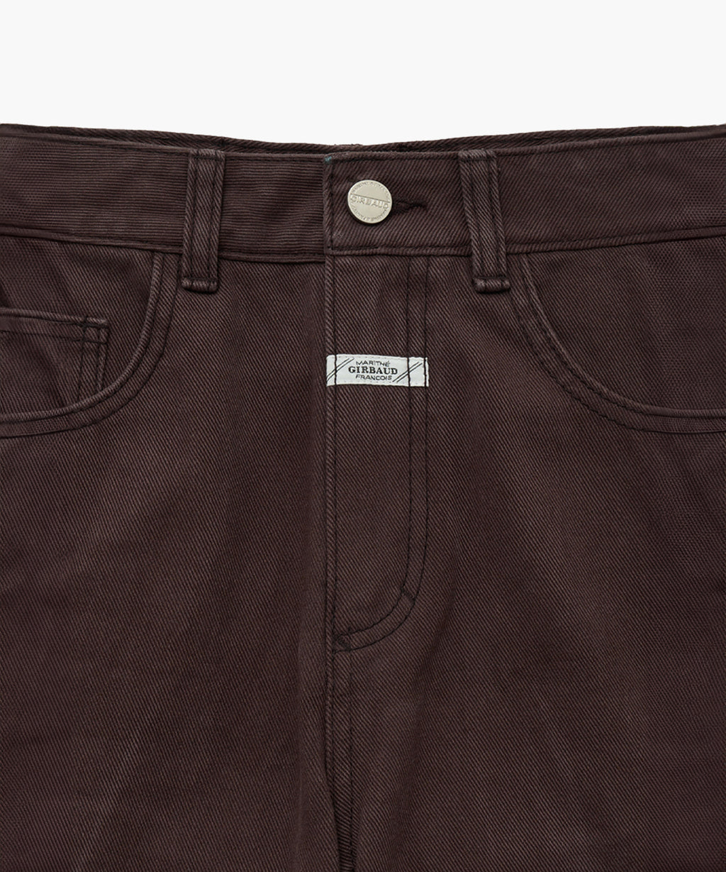 Marithe & Francois Girbaud - Couleur Denim Pants (Burgundy) product image 8 | TRAB K-Fashion Australia