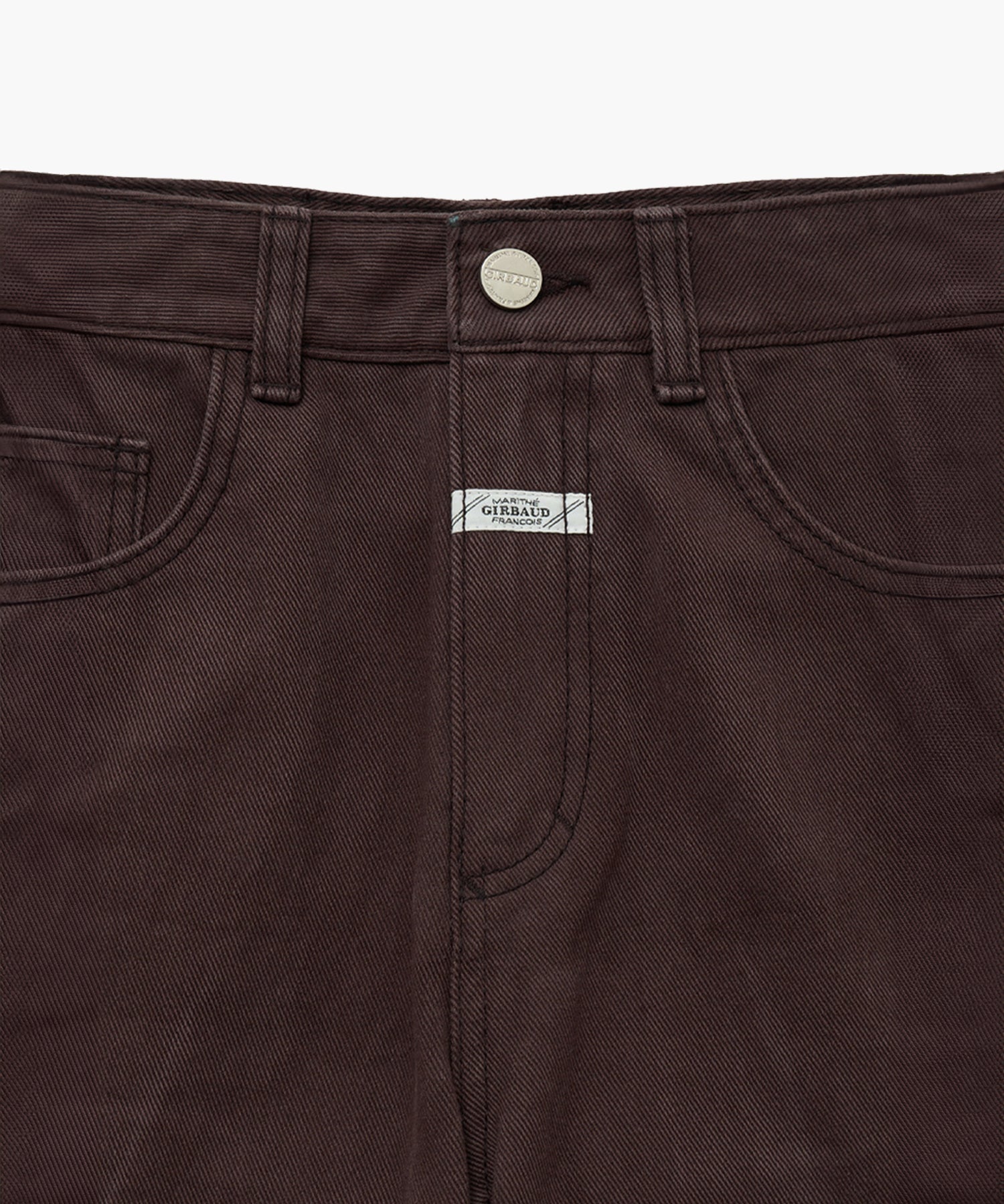 Marithe & Francois Girbaud - Couleur Denim Pants (Burgundy) product image 8 | TRAB K-Fashion Australia