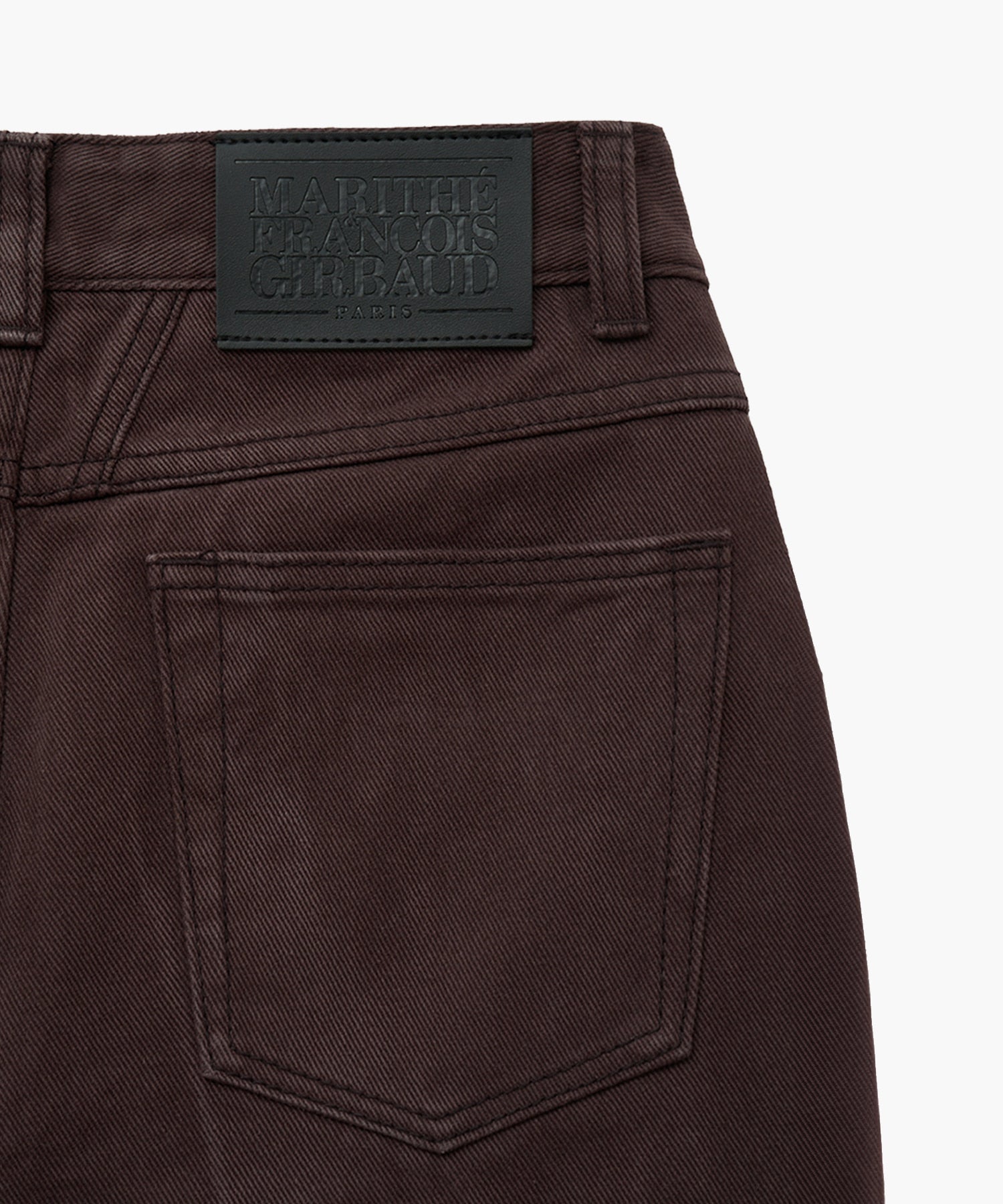 Marithe & Francois Girbaud - Couleur Denim Pants (Burgundy) product image 9 | TRAB K-Fashion Australia