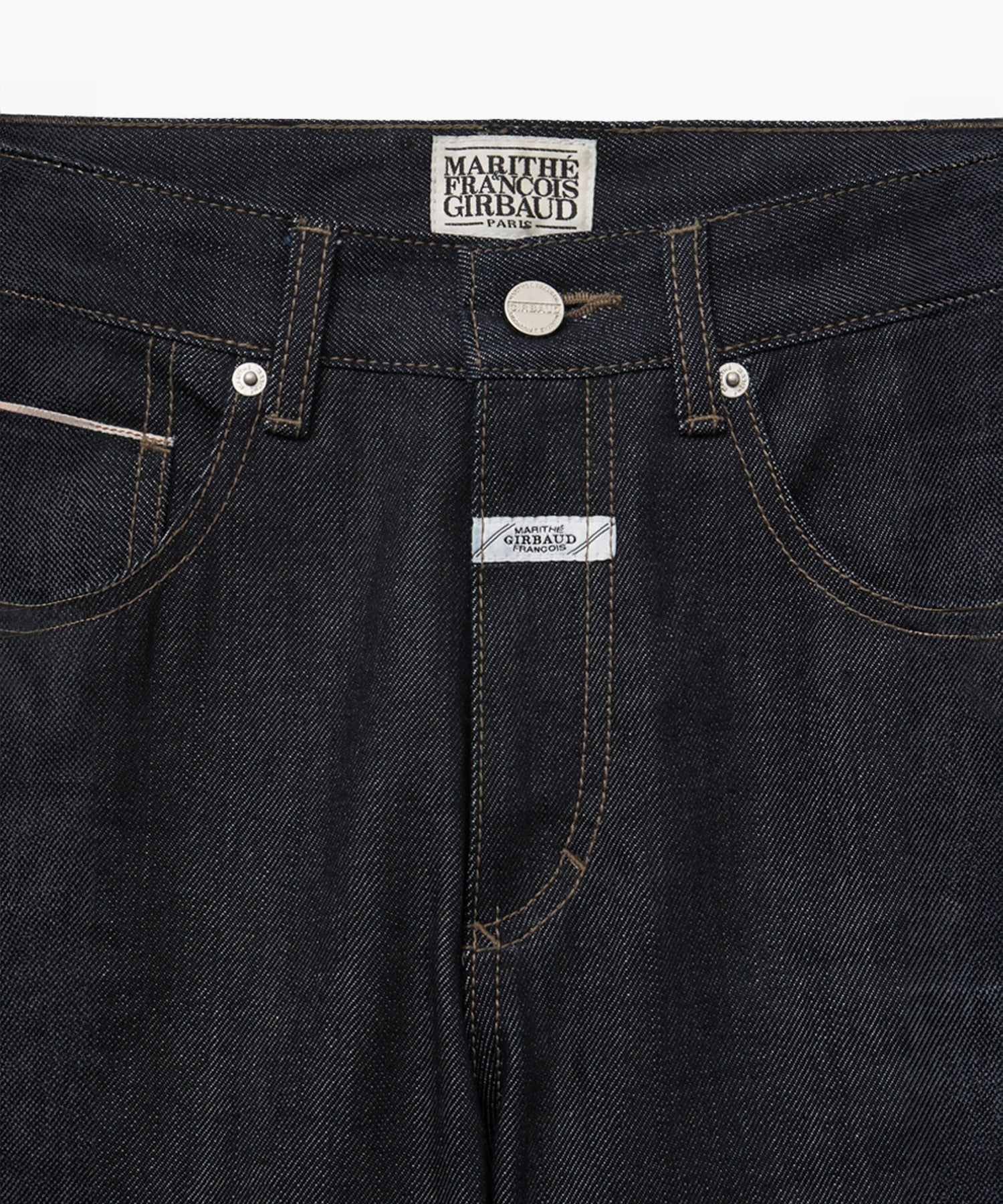Marithe & Francois Girbaud - Bossa Selvage Denim Slit Pants (Dark Blue) product image 10 | TRAB K-Fashion Australia