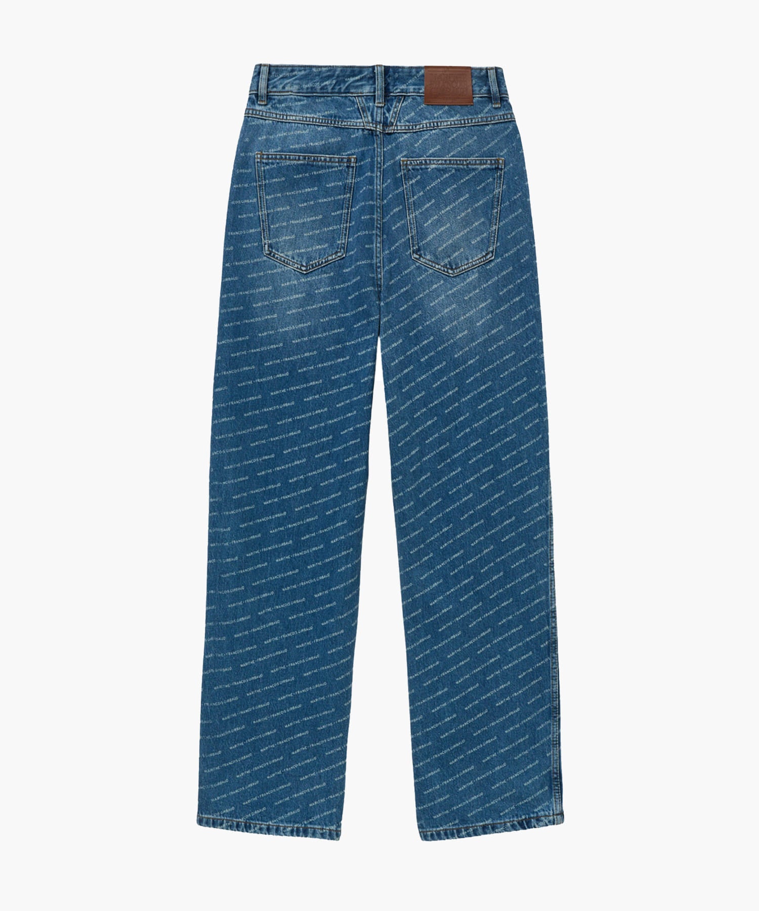 Marithe & Francois Girbaud - Wide Printing Denim Pants (Blue) product image 7 | TRAB K-Fashion Australia