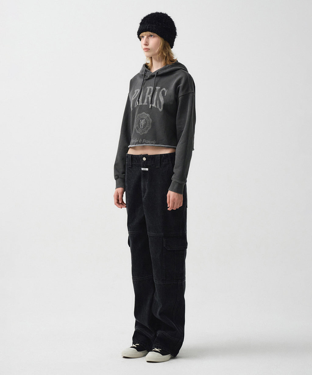Marithe & Francois Girbaud - Cargo Denim Pants (Stone Black) product image 4 | TRAB K-Fashion Australia