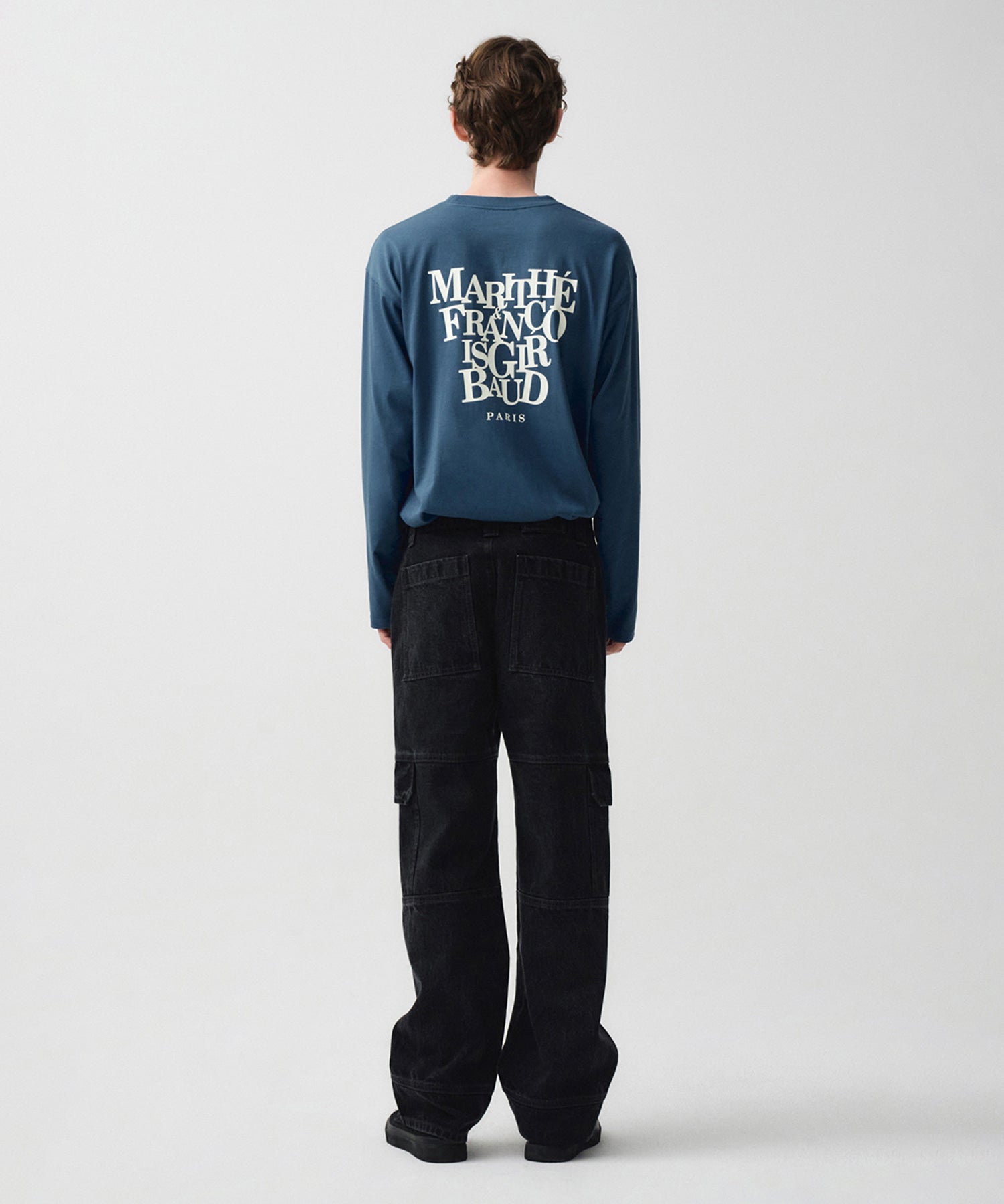 Marithe & Francois Girbaud - Cargo Denim Pants (Stone Black) product image 5 | TRAB K-Fashion Australia