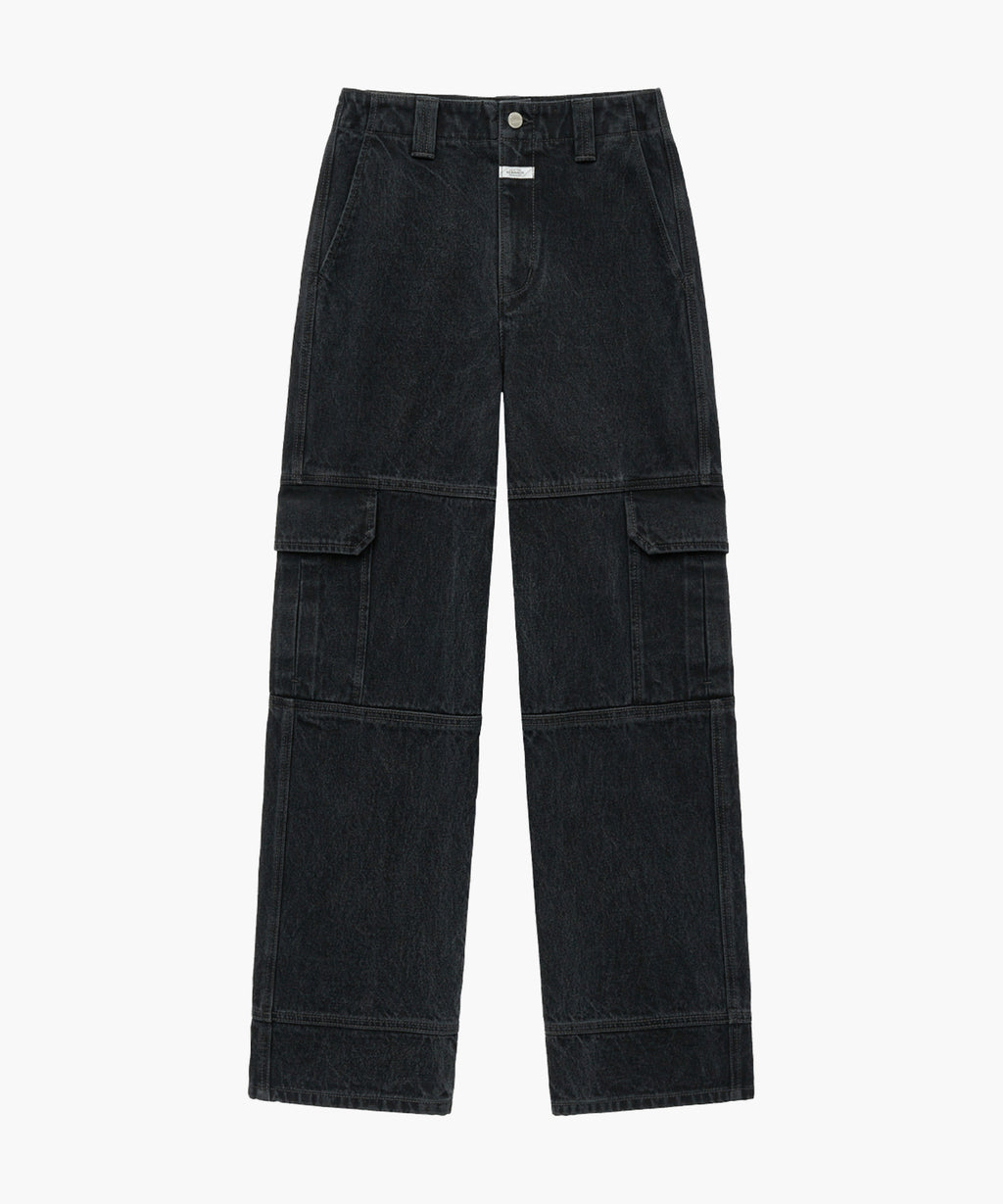 Marithe & Francois Girbaud - Cargo Denim Pants (Stone Black) product image 7 | TRAB K-Fashion Australia