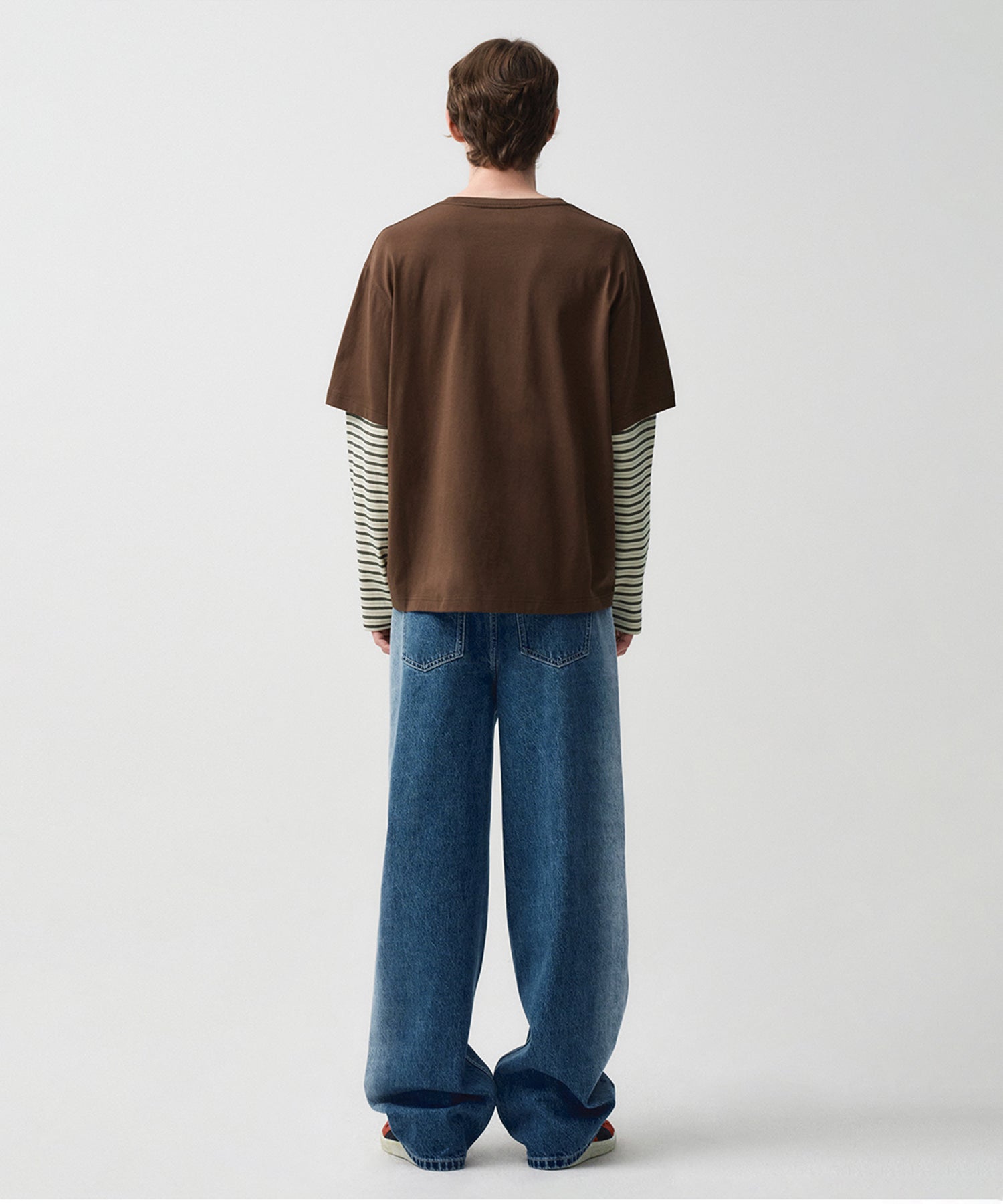 Marithe & Francois Girbaud - Gradation Washed Denim Pants (Blue) product image 3 | TRAB K-Fashion Australia