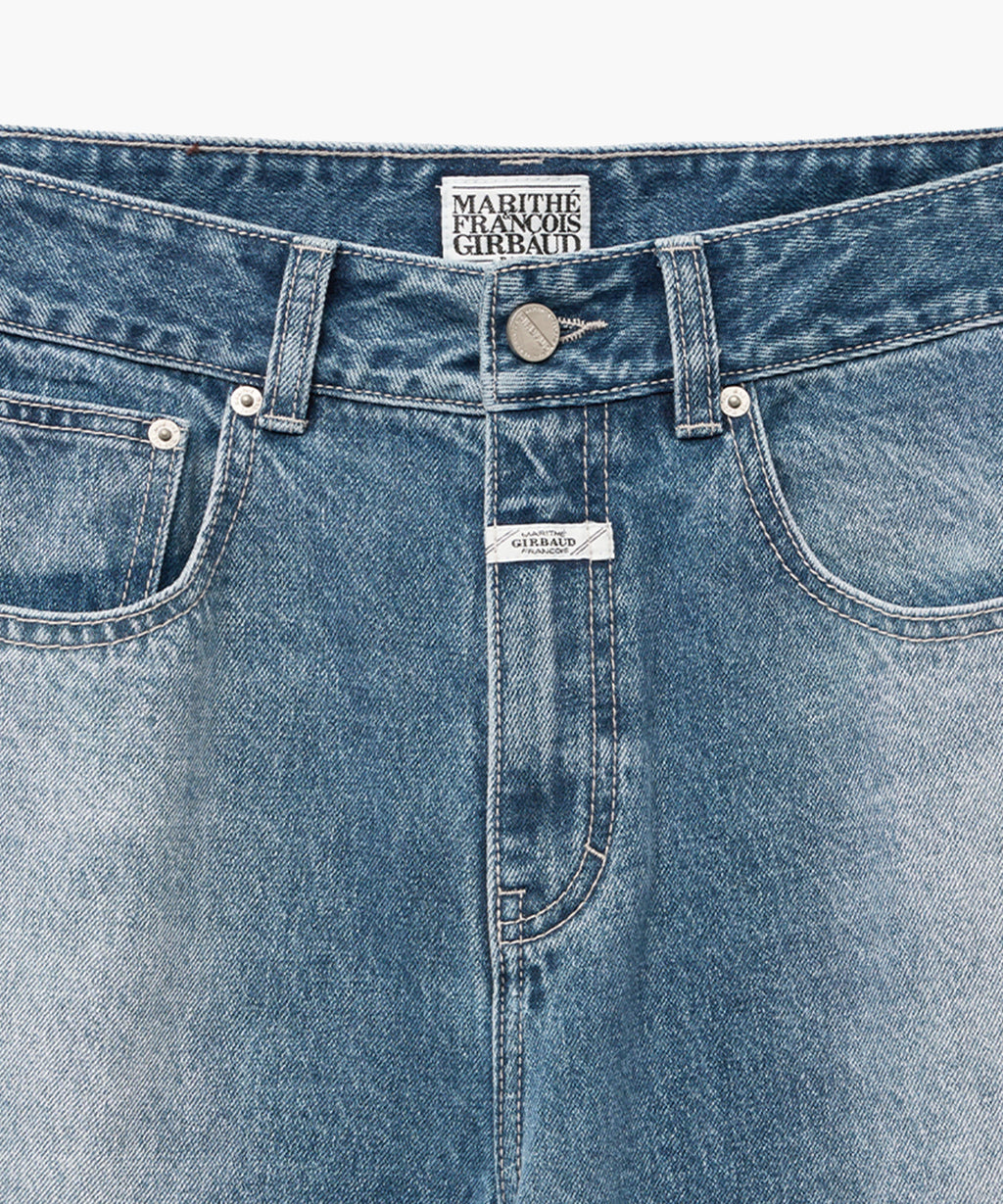 Marithe & Francois Girbaud - Gradation Washed Denim Pants (Blue) product image 7 | TRAB K-Fashion Australia