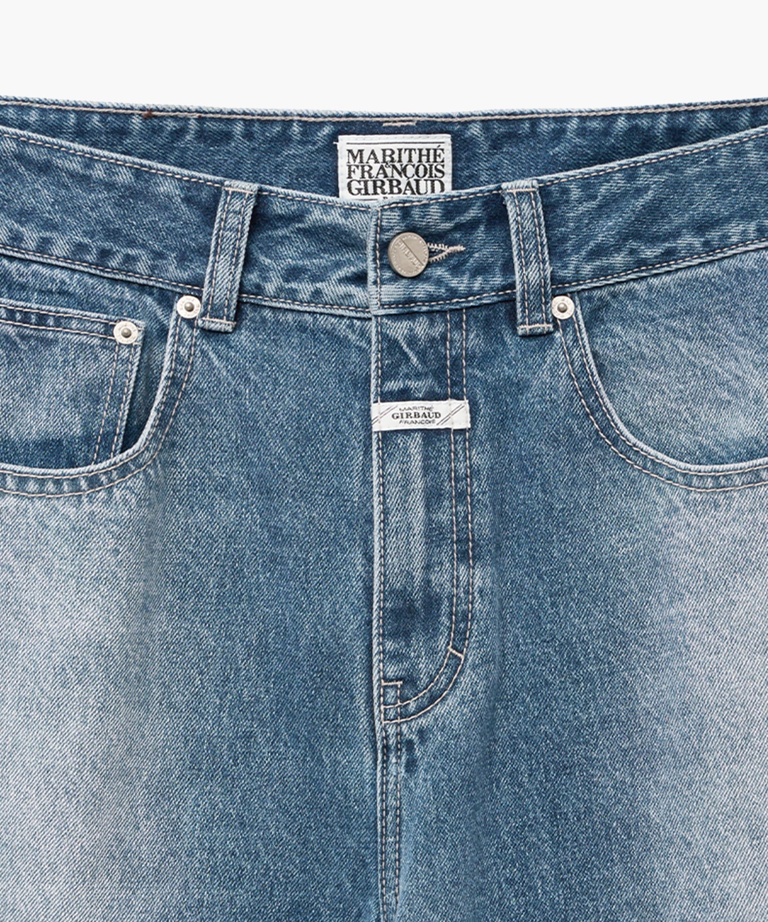 Marithe & Francois Girbaud - Gradation Washed Denim Pants (Blue) product image 7 | TRAB K-Fashion Australia