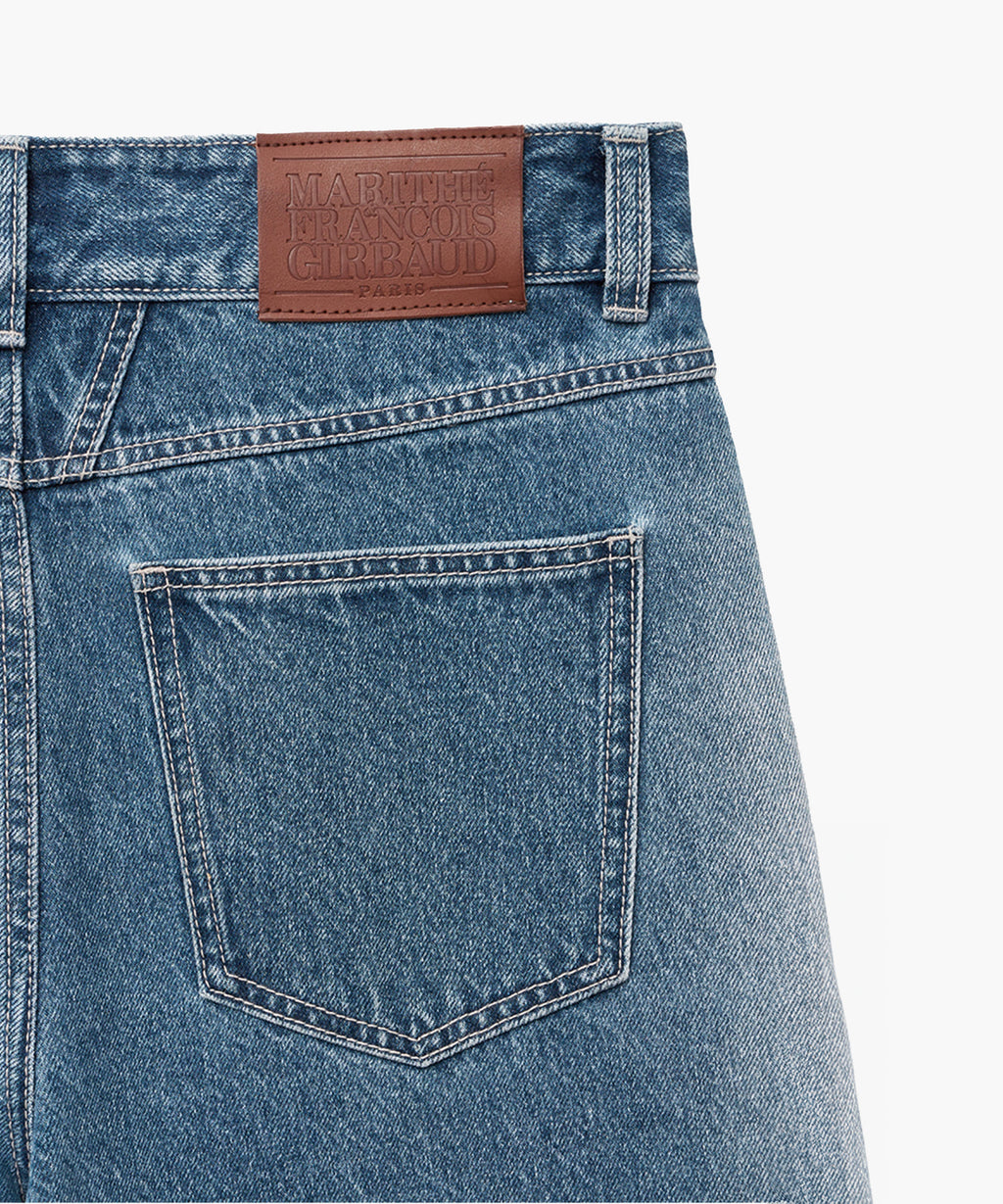 Marithe & Francois Girbaud - Gradation Washed Denim Pants (Blue) product image 8 | TRAB K-Fashion Australia