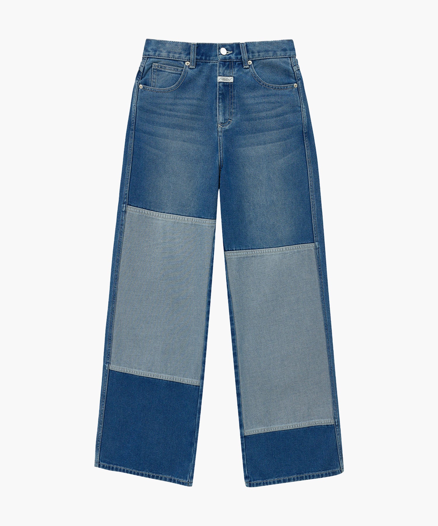 Marithe & Francois Girbaud - Patch Work Denim Pants (Blue) product image 5 | TRAB K-Fashion Australia