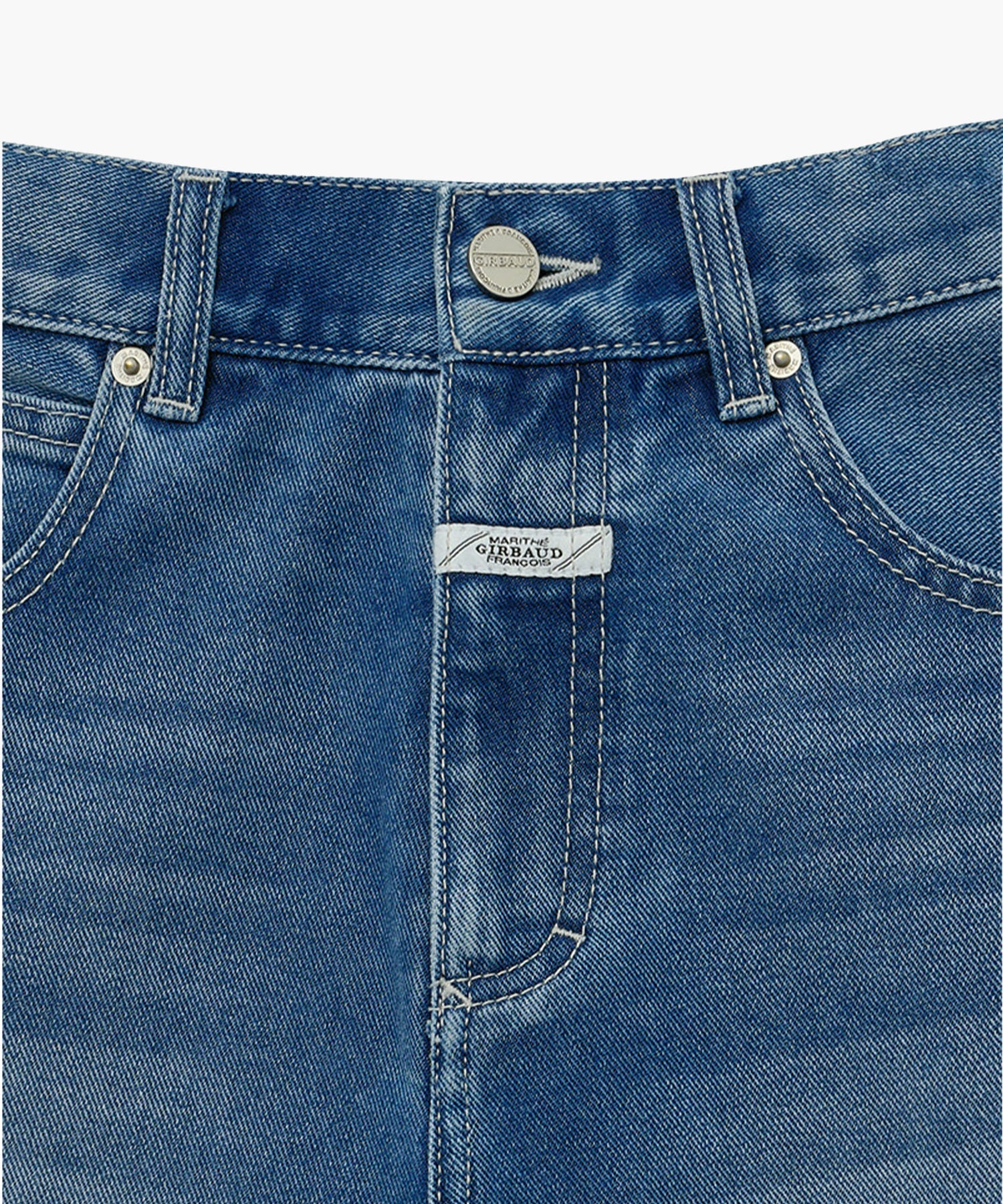 Marithe & Francois Girbaud - Patch Work Denim Pants (Blue) product image 7 | TRAB K-Fashion Australia