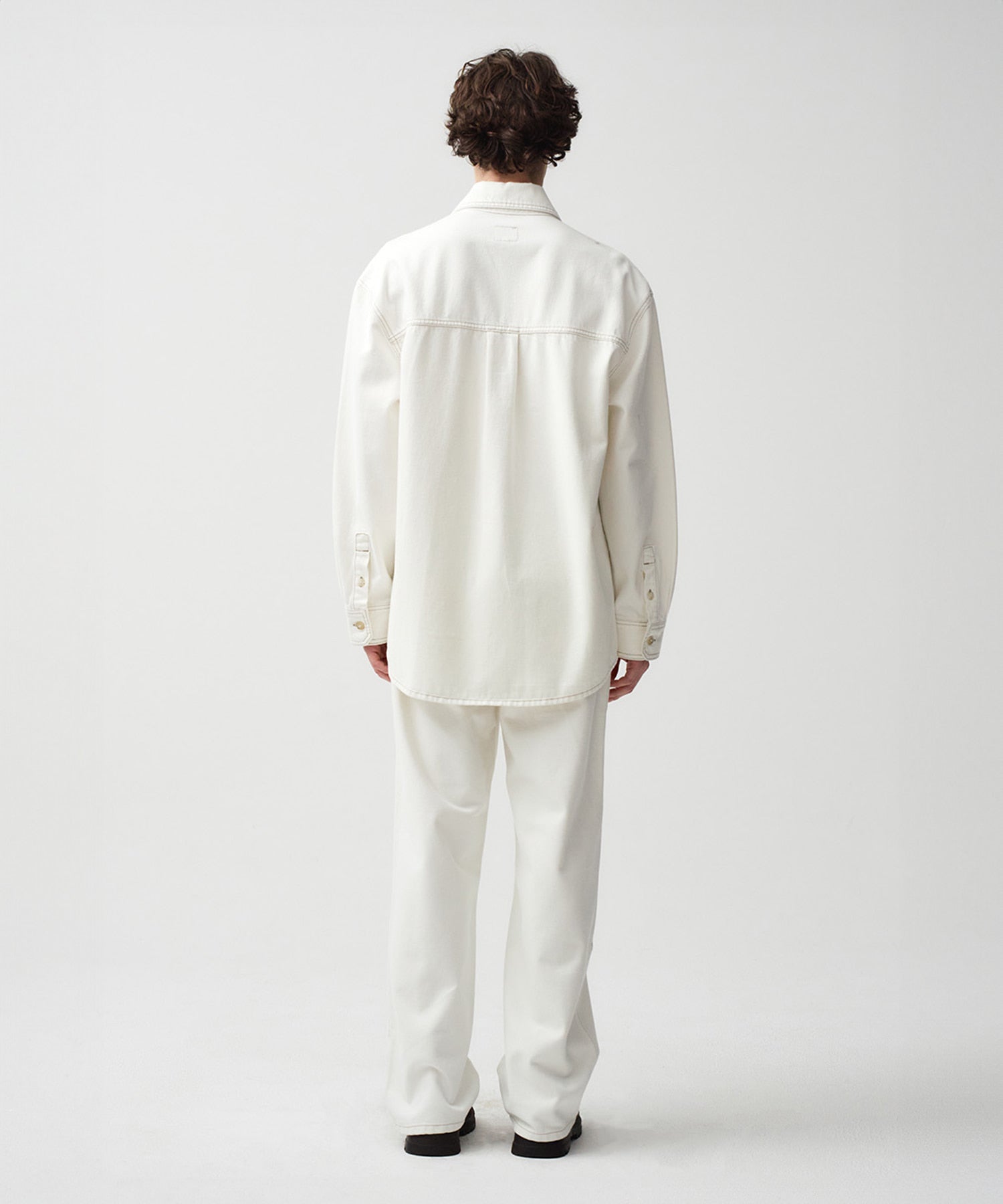 Marithe & Francois Girbaud - Patch Work Denim Pants (Ecru) product image 3 | TRAB K-Fashion Australia