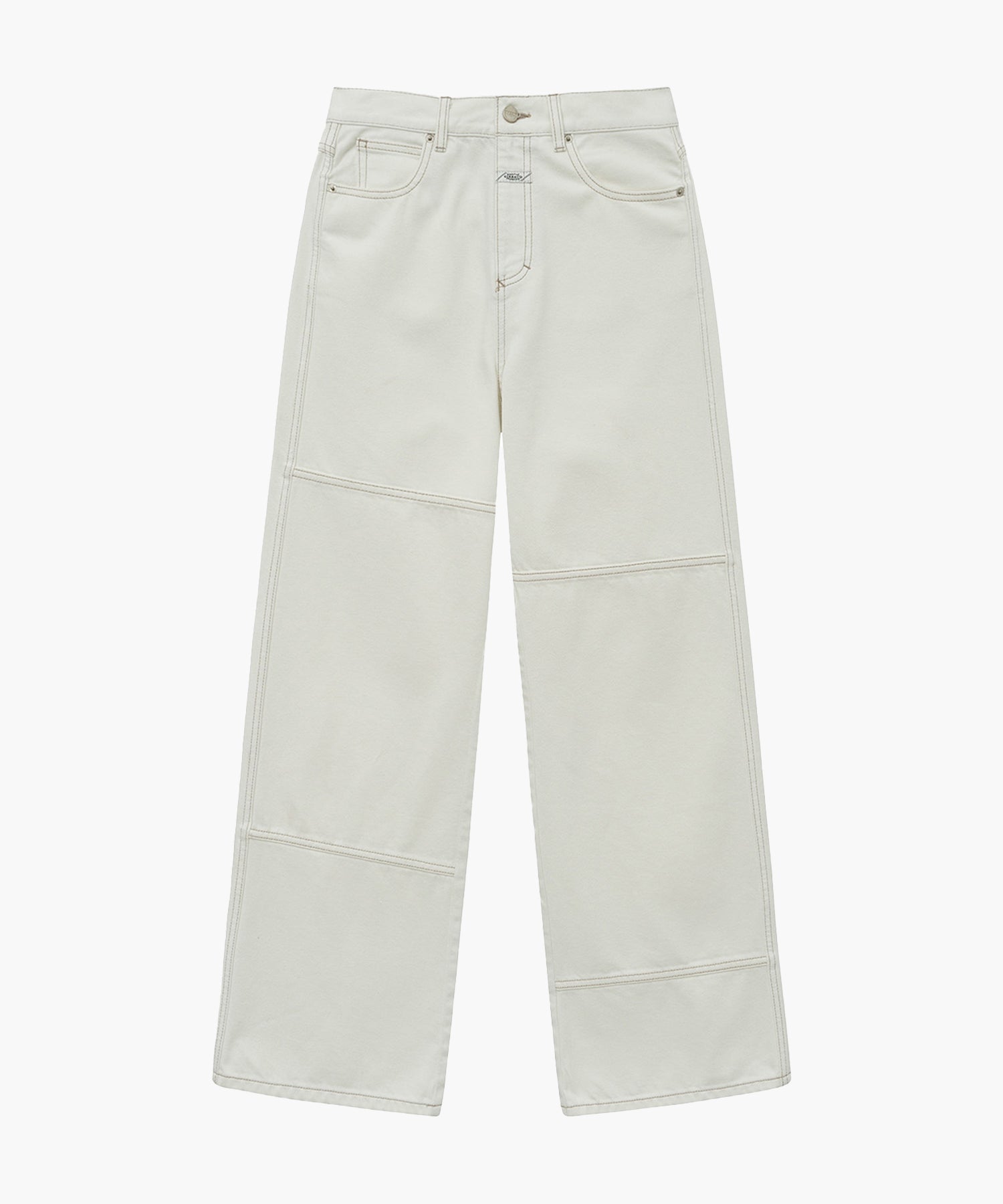 Marithe & Francois Girbaud - Patch Work Denim Pants (Ecru) product image 5 | TRAB K-Fashion Australia
