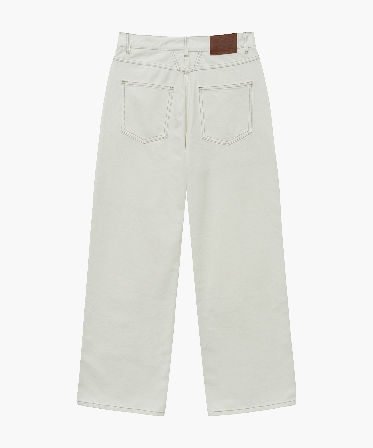 Marithe & Francois Girbaud - Patch Work Denim Pants (Ecru) product image 6 | TRAB K-Fashion Australia