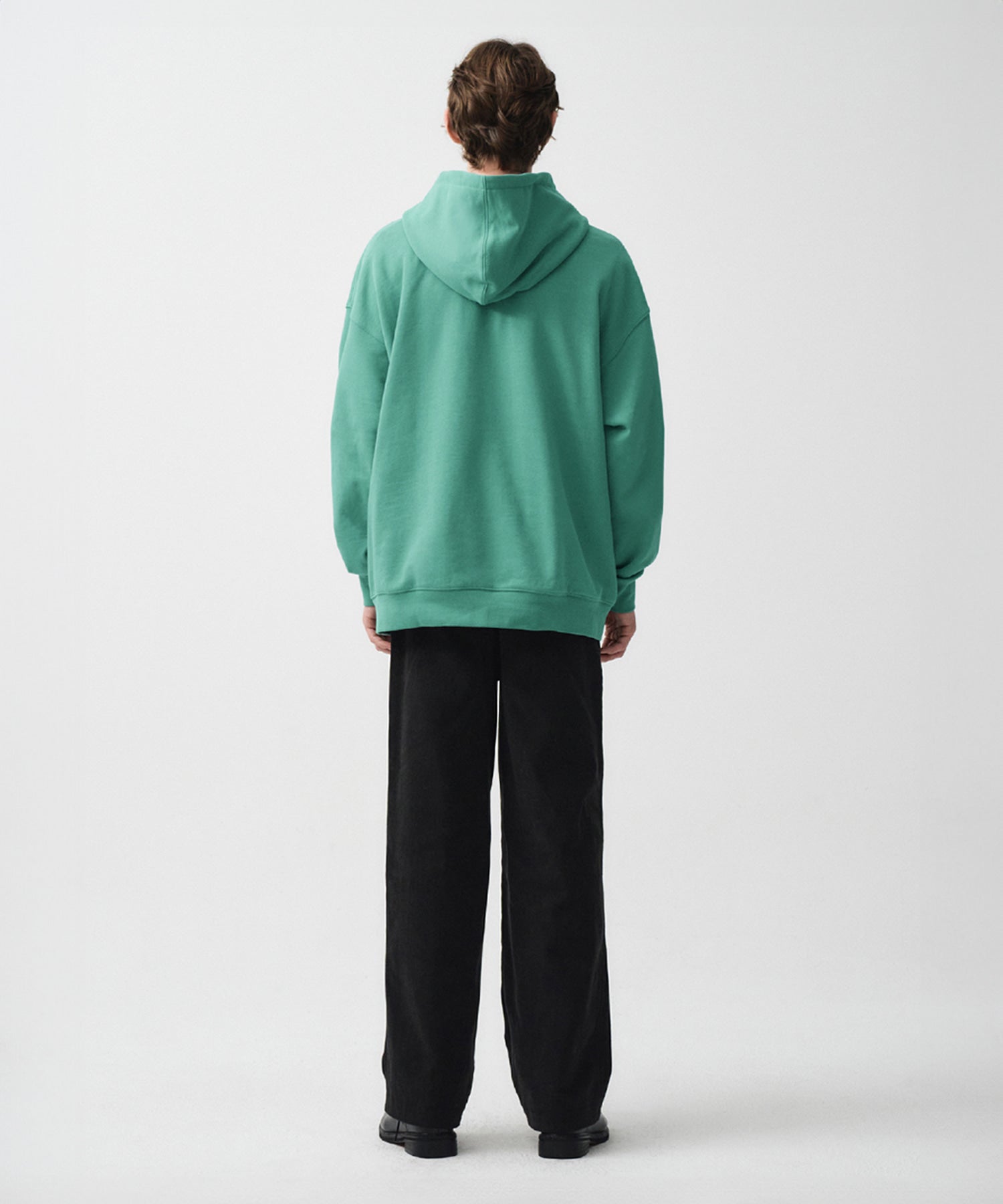 Marithe & Francois Girbaud - Applique Logo Oversized Hoodie (Mint) product image 5 | TRAB K-Fashion Australia