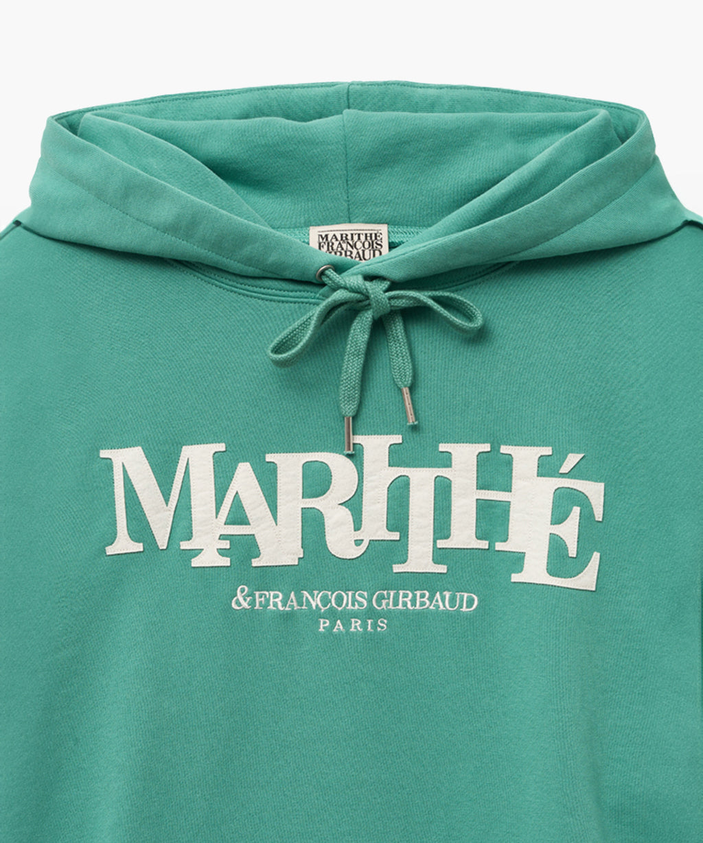 Marithe & Francois Girbaud - Applique Logo Oversized Hoodie (Mint) product image 8 | TRAB K-Fashion Australia